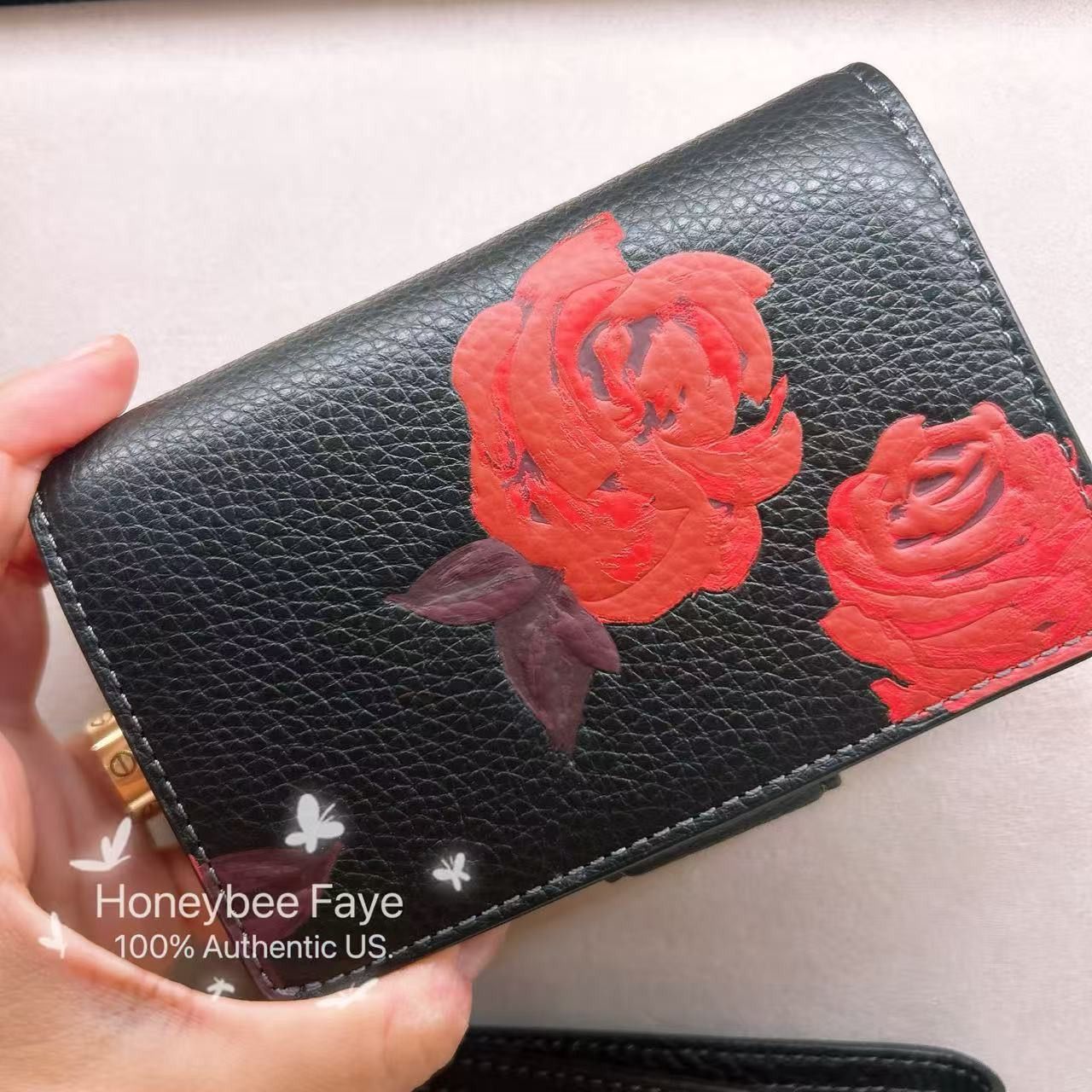 Coach Medium Corner Zip Wallet With Floral Print CCL63 Size ONE SIZE - 2 Thumbnail