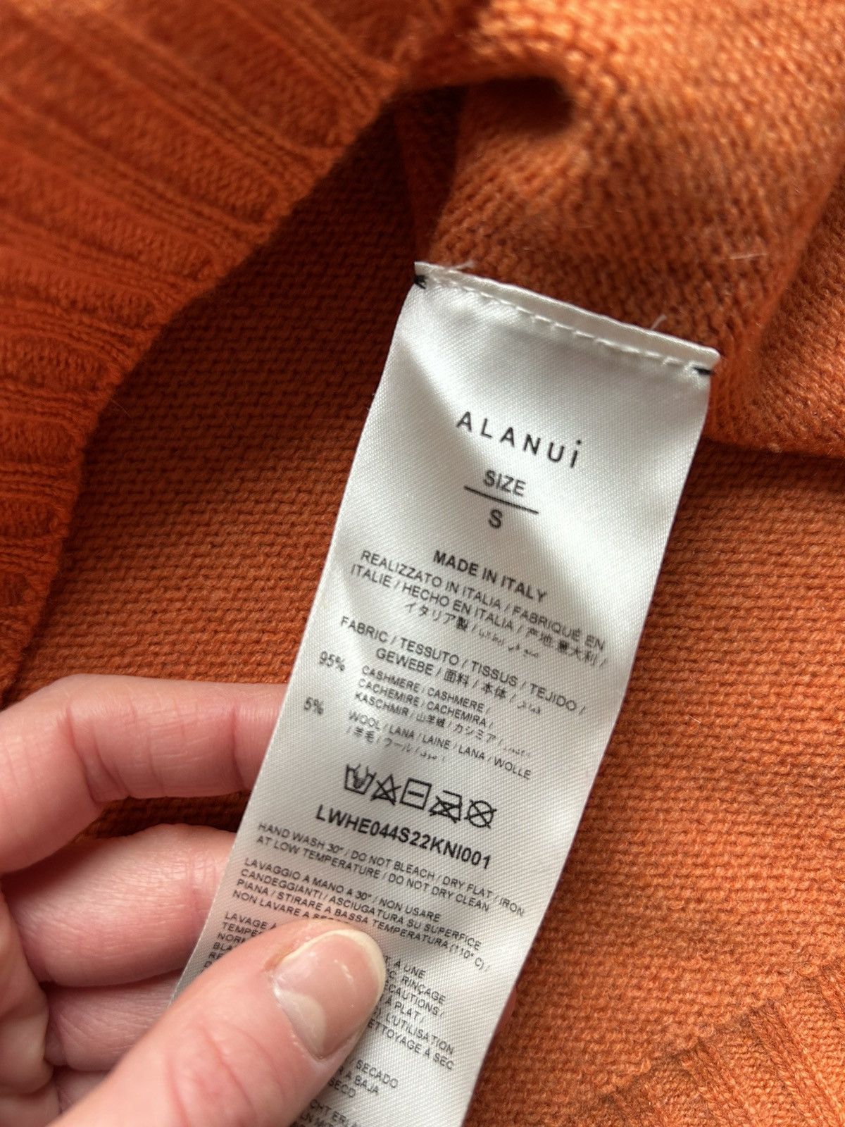 Alanui Alanui orange cashmere jumper S aztec Size S / US 4 / IT 40 - 8 Thumbnail