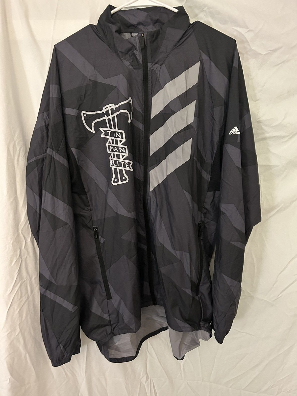 Adidas Adidas Tinman Elite - Rain Jacket Size US L / EU 52-54 / 3 - 1 Thumbnail