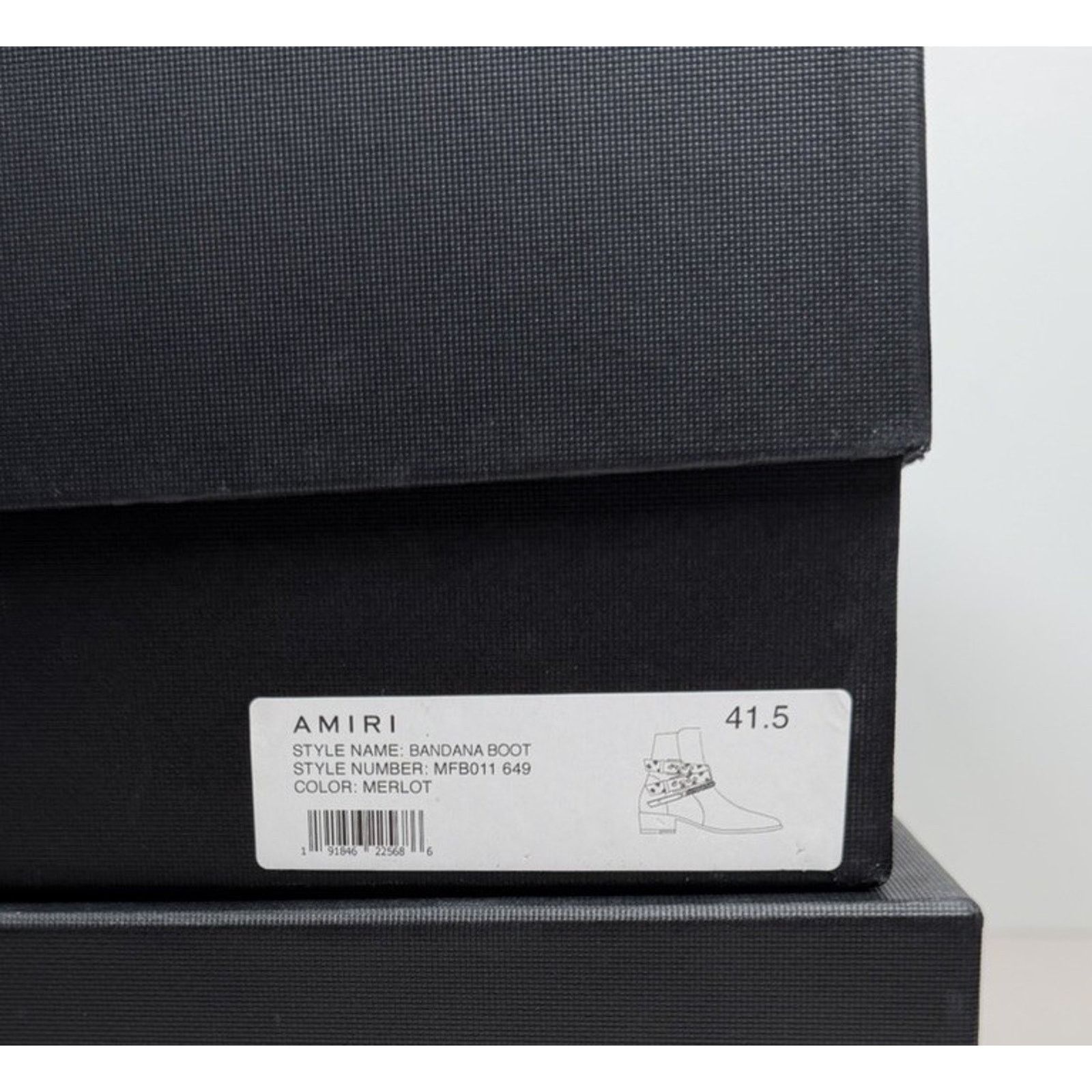 Amiri Size 8.5US - Amiri Chain Link Bandana Boots Merlot Red NEW Size US 8.5 / EU 41-42 - 12 Thumbnail