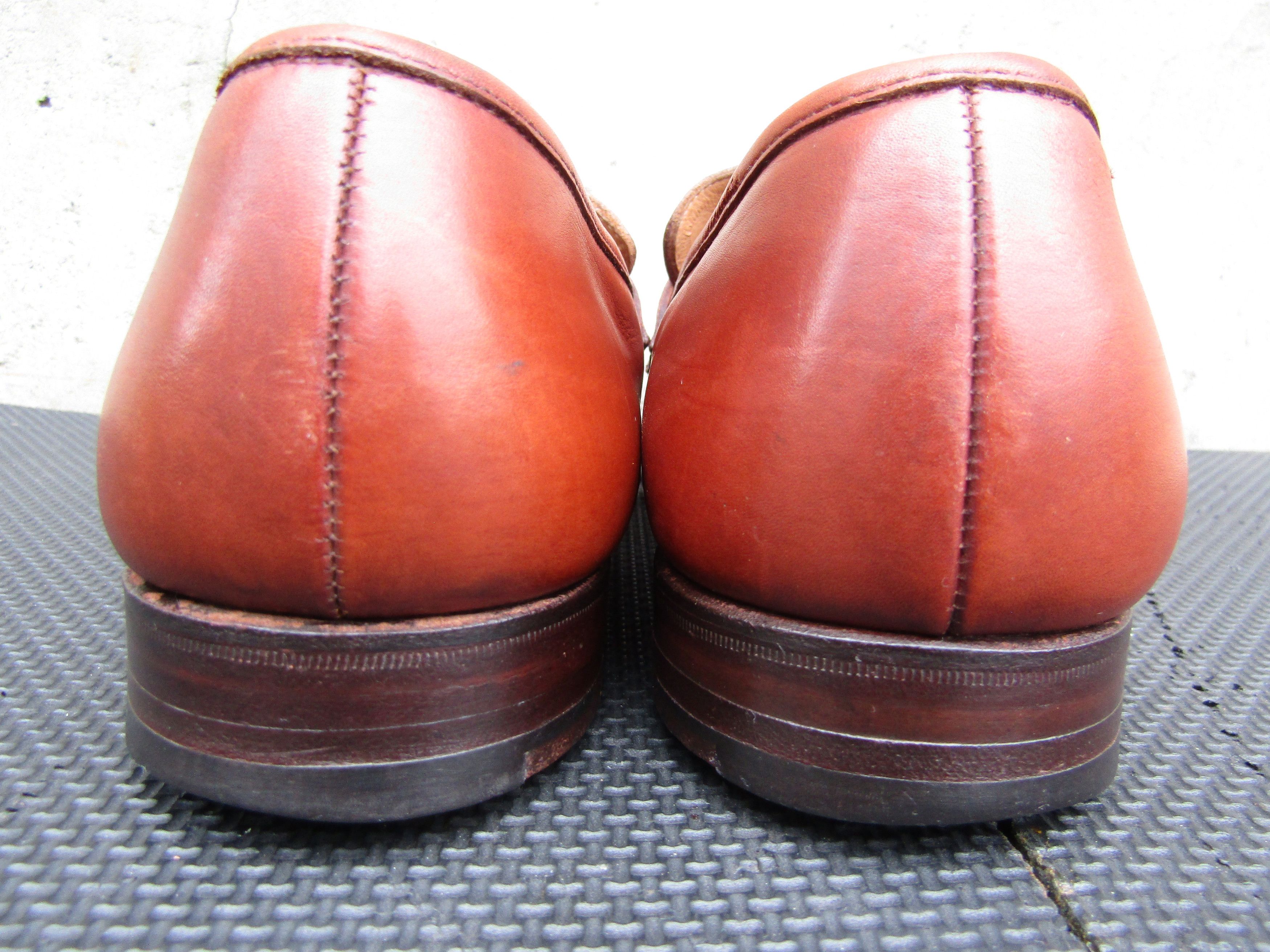 Crockett & Jones Crockett & Jones EATON Boston Brown Leather Penny Loafers Size US 9.5 / EU 42-43 - 3 Thumbnail