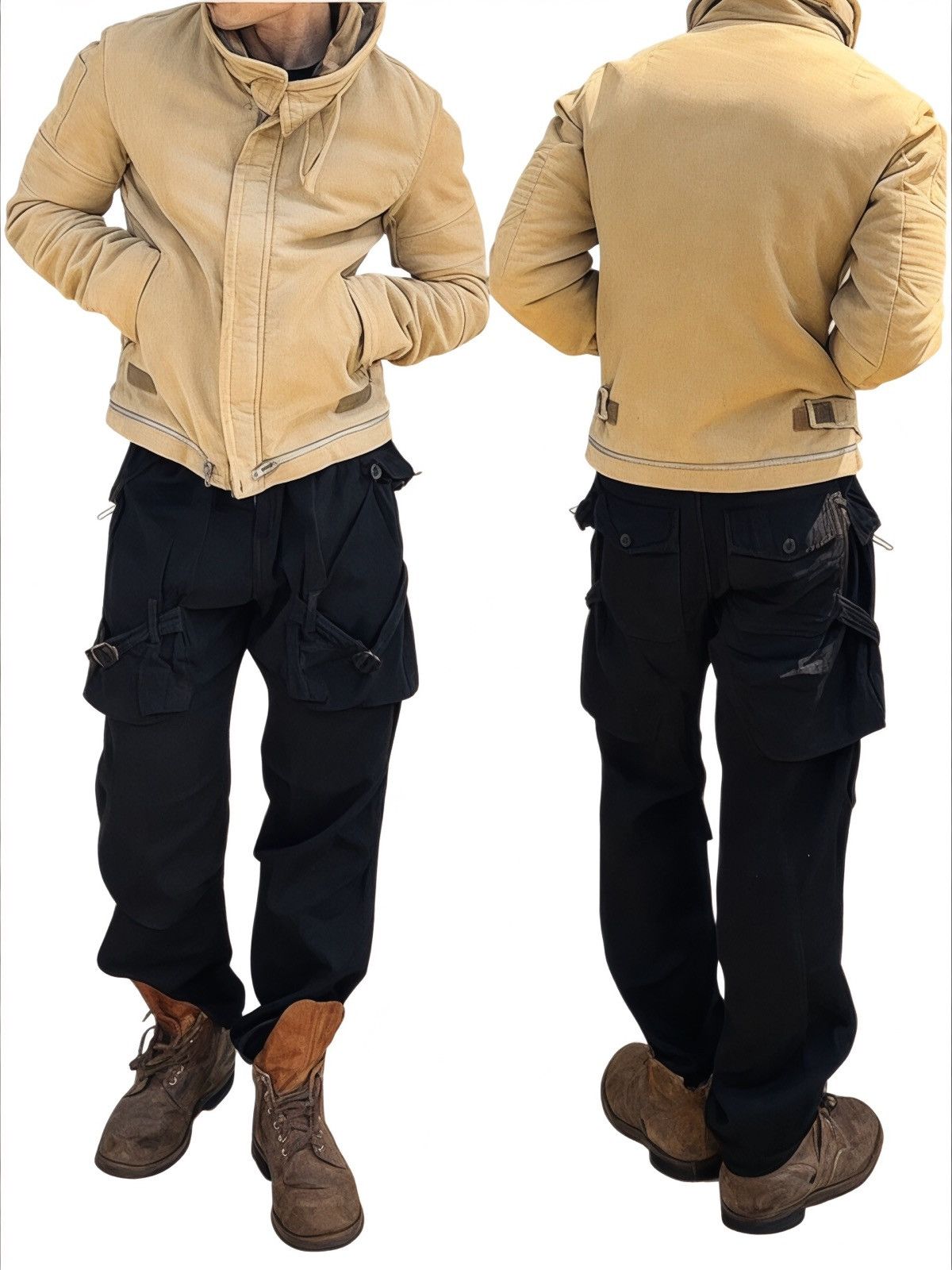 Final Home Final Home 1990s Bondage Cargo Pants Size US 32 / EU 48 - 1 Preview