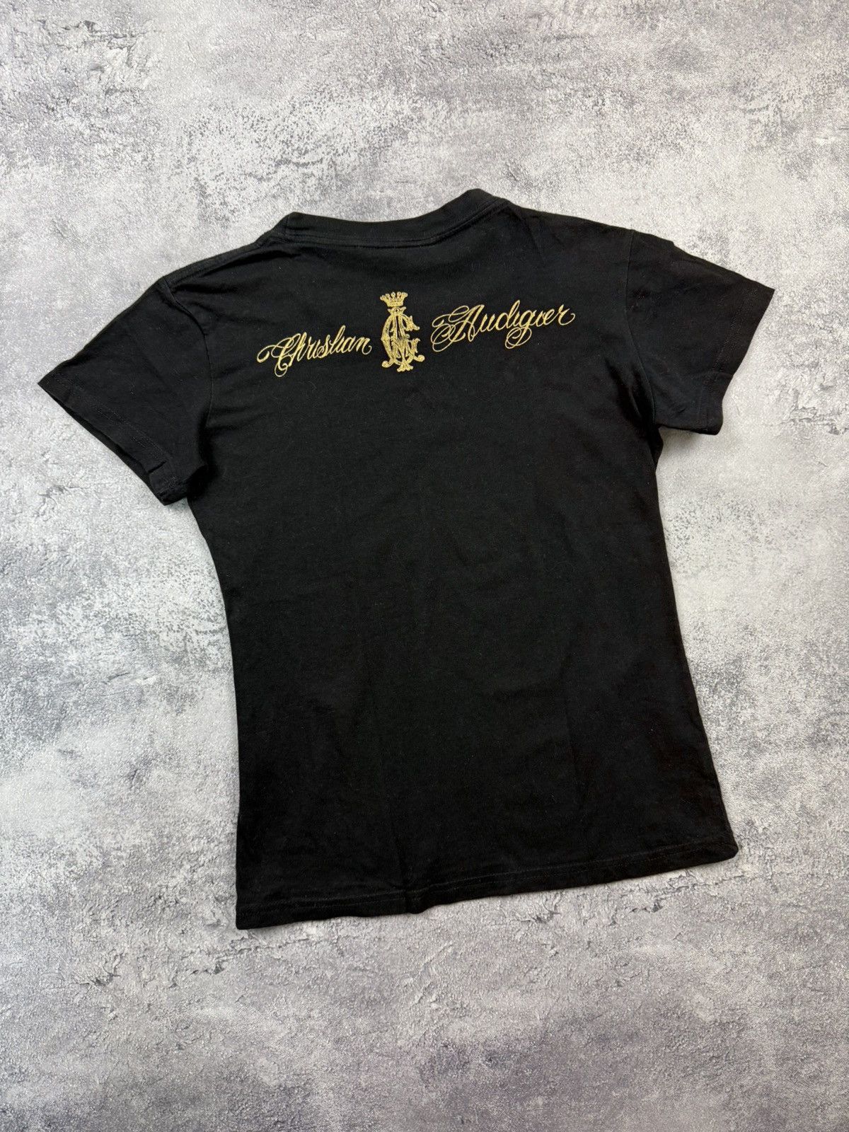 Christian Audigier Vintage Ed Hardy by Christian Audigier Big Logo Y2K T-Shirt Size M / US 6-8 / IT 42-44 - 13 Thumbnail