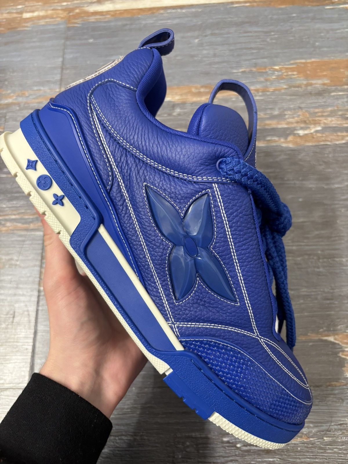 Louis Vuitton Louis Vuitton LV Skate Sneaker Blue Size 13 Size US 13 / EU 46 - 1 Thumbnail