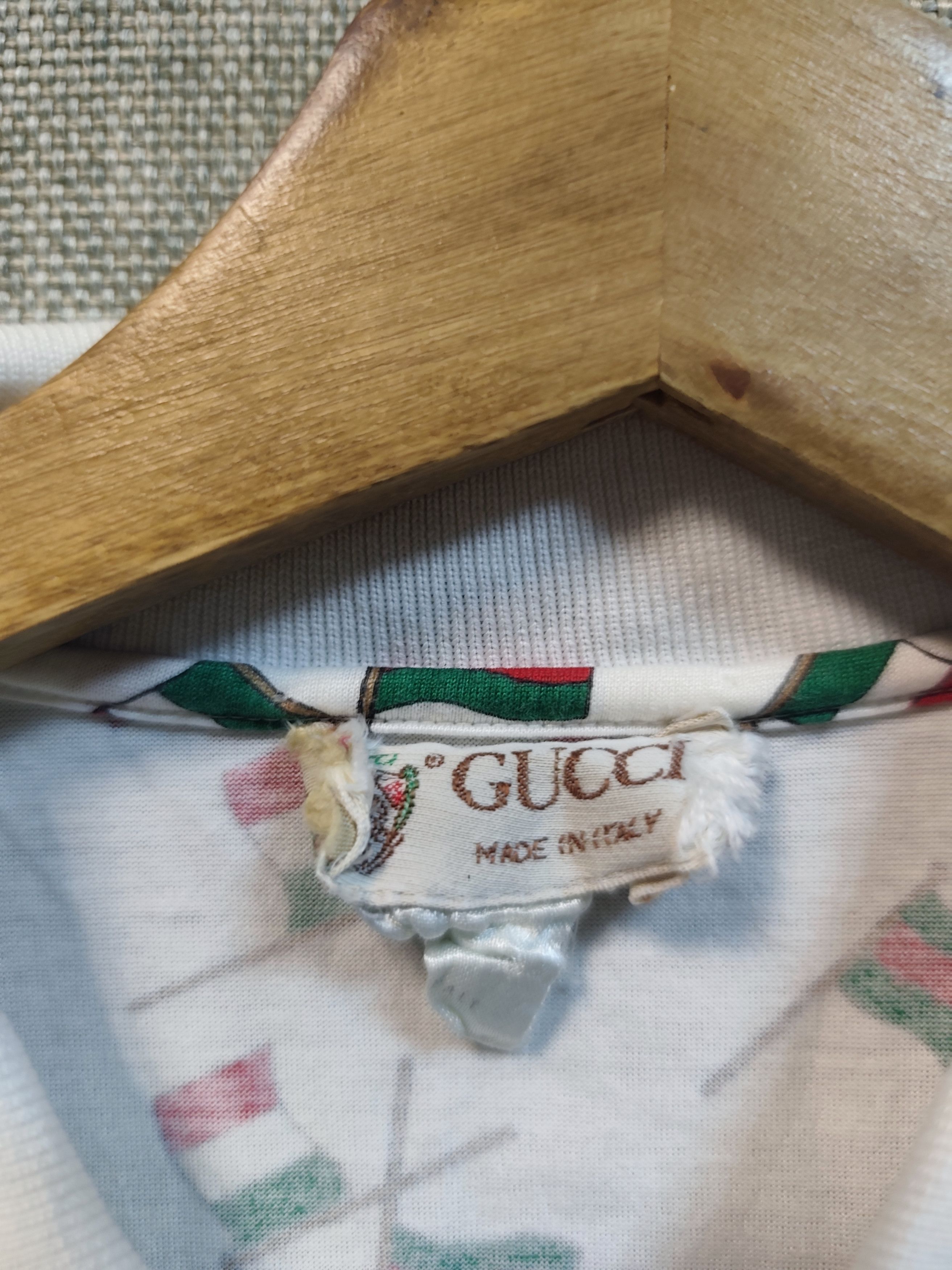 Gucci Vintage 90s gucci polo shirt Size US M / EU 48-50 / 2 - 5 Thumbnail