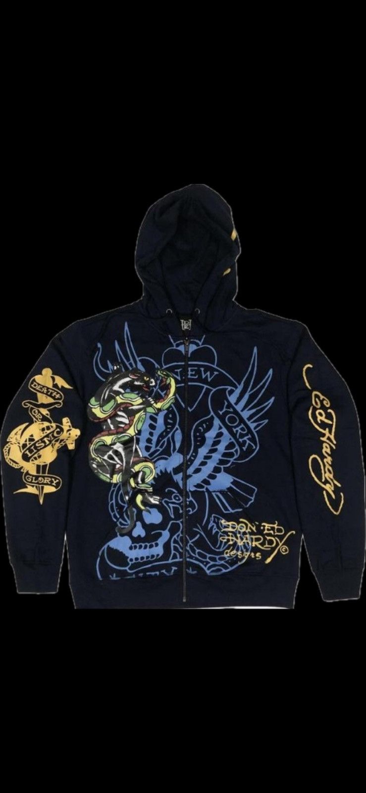 Ed Hardy Ed hardy snake and dog hoodie Size US L / EU 52-54 / 3 - 1 Thumbnail