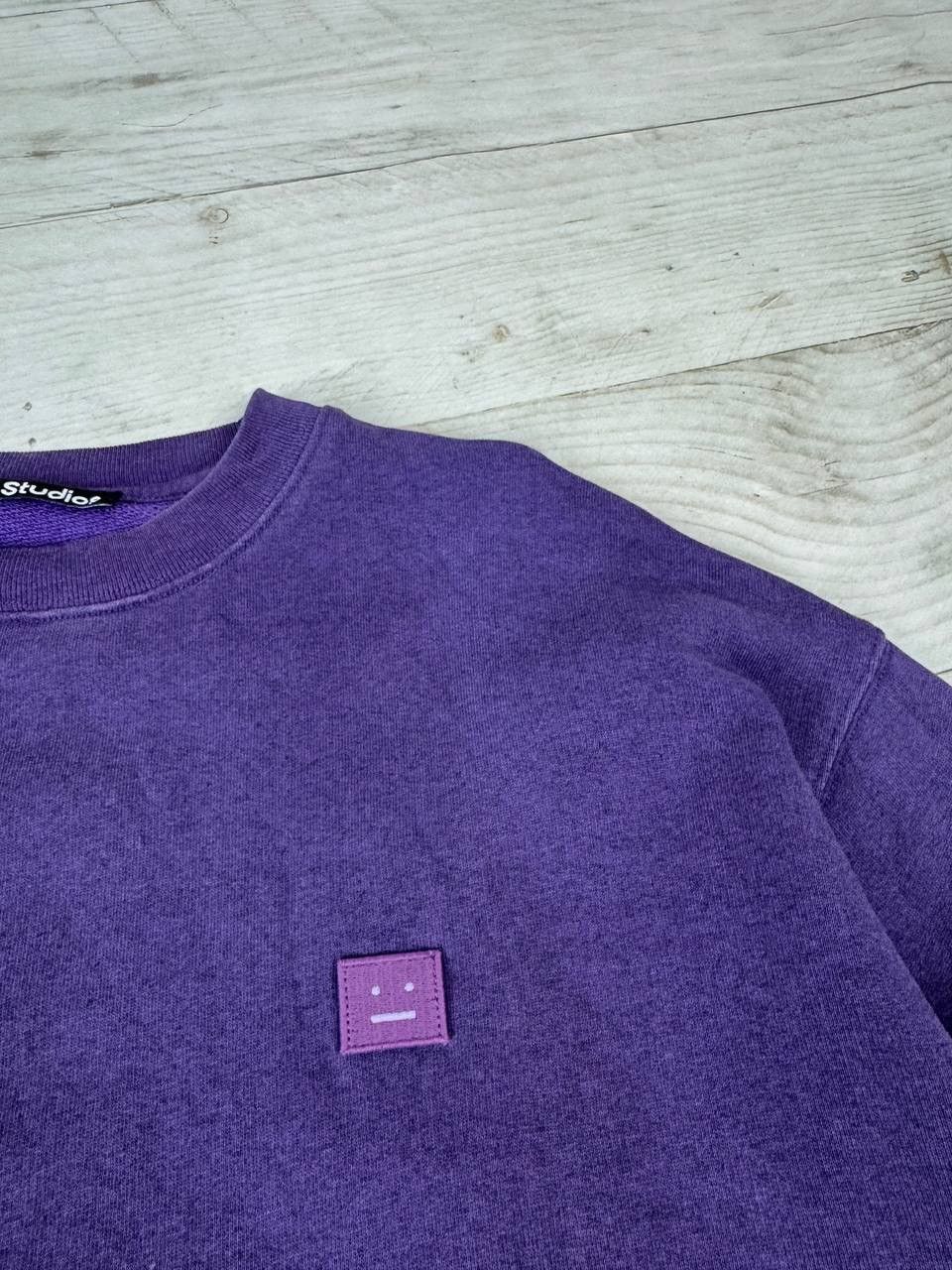 Acne Studios Acne Studios Crew Neck Sweatshirt Oversized Electric Purple Size US S / EU 44-46 / 1 - 6 Thumbnail