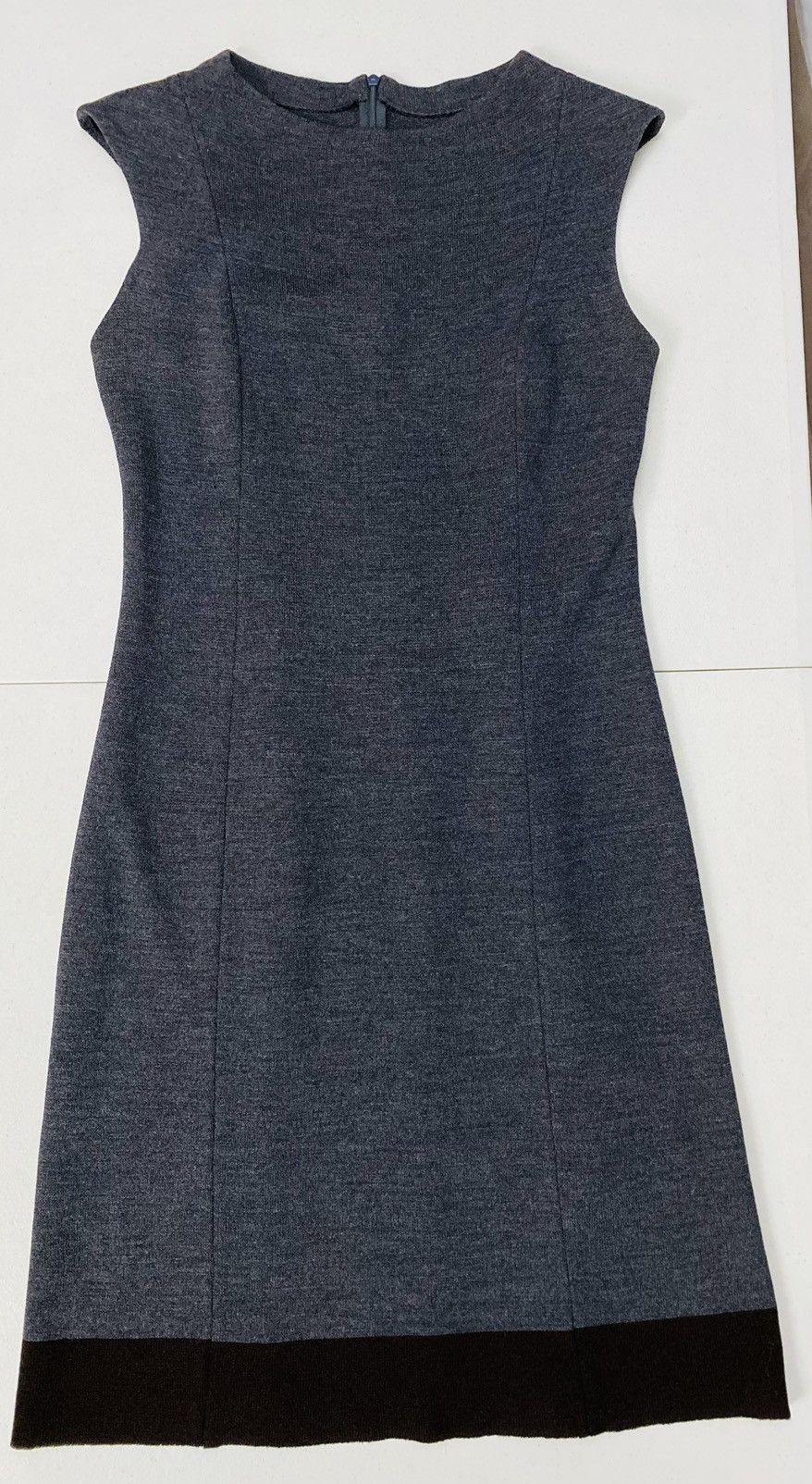 St. John St. John 🇺🇸 Char Gray/Black Wool Blend Knit Mini Dress 4 VGC Size S / US 4 / IT 40 - 14 Thumbnail