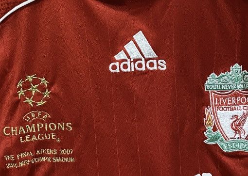Adidas × Vintage 2006/2007 Liverpool Cl Final Xabi Alonso Vintage Jersey Size US S / EU 44-46 / 1 - 3 Thumbnail