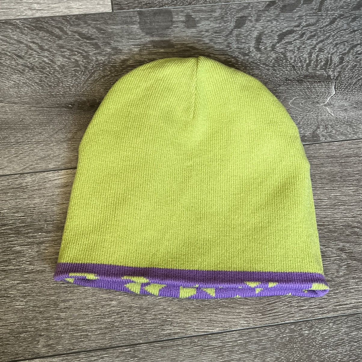 L.L. Bean New Vintage LL Bean Geometric Grid Pattern Reversible Beanie Size ONE SIZE - 3 Thumbnail