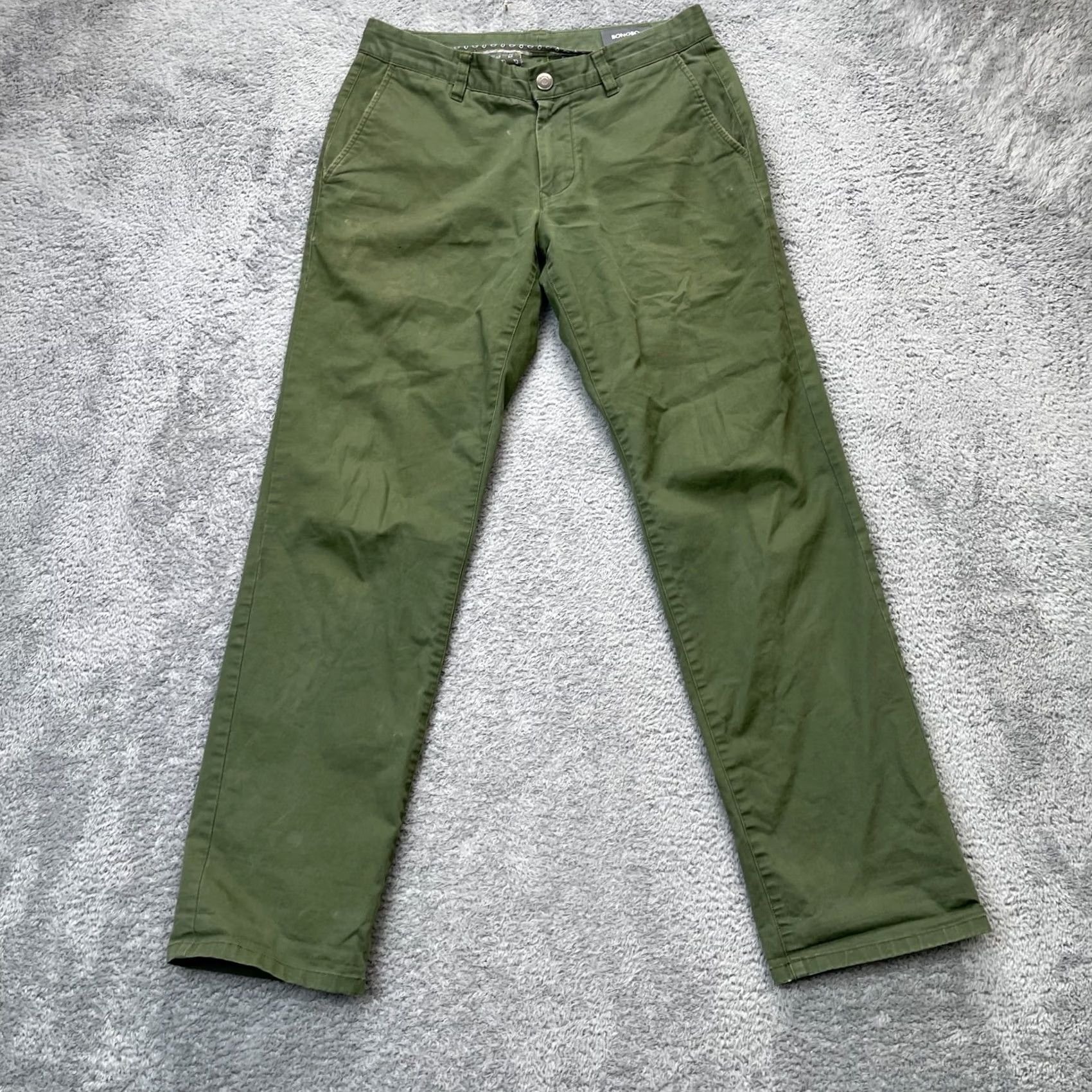 Bonobos Bonobos Pants Mens 29x30 Green Chino Cotton Stretch Straight Leg Resort Wear Shirt? Size US 29 - 2 Thumbnail