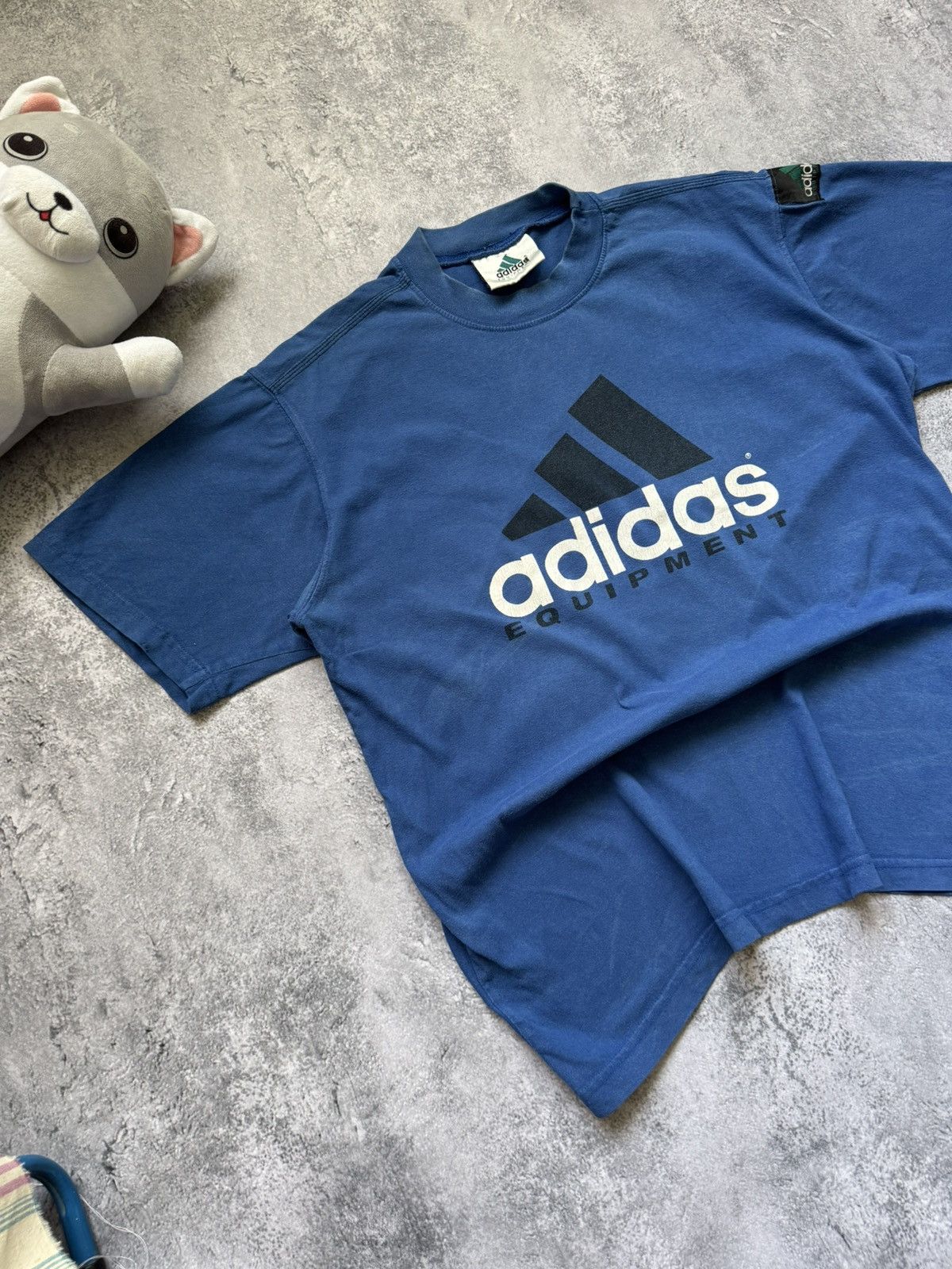 Adidas × Vintage Adidas Equipment t-shirt vintage 90s t-shirt Size US XL / EU 56 / 4 - 2 Thumbnail