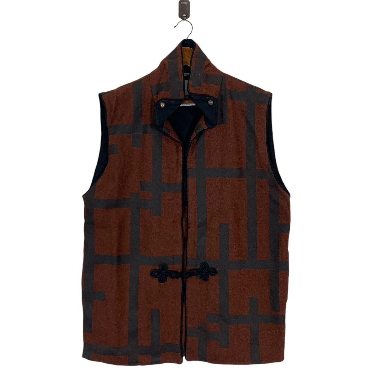Handmade × SOU SOU VINTAGE SOU SOU JAPANESE POP TEXTILE DESIGN VEST JACKET Size US L / EU 52-54 / 3 - 1 Thumbnail