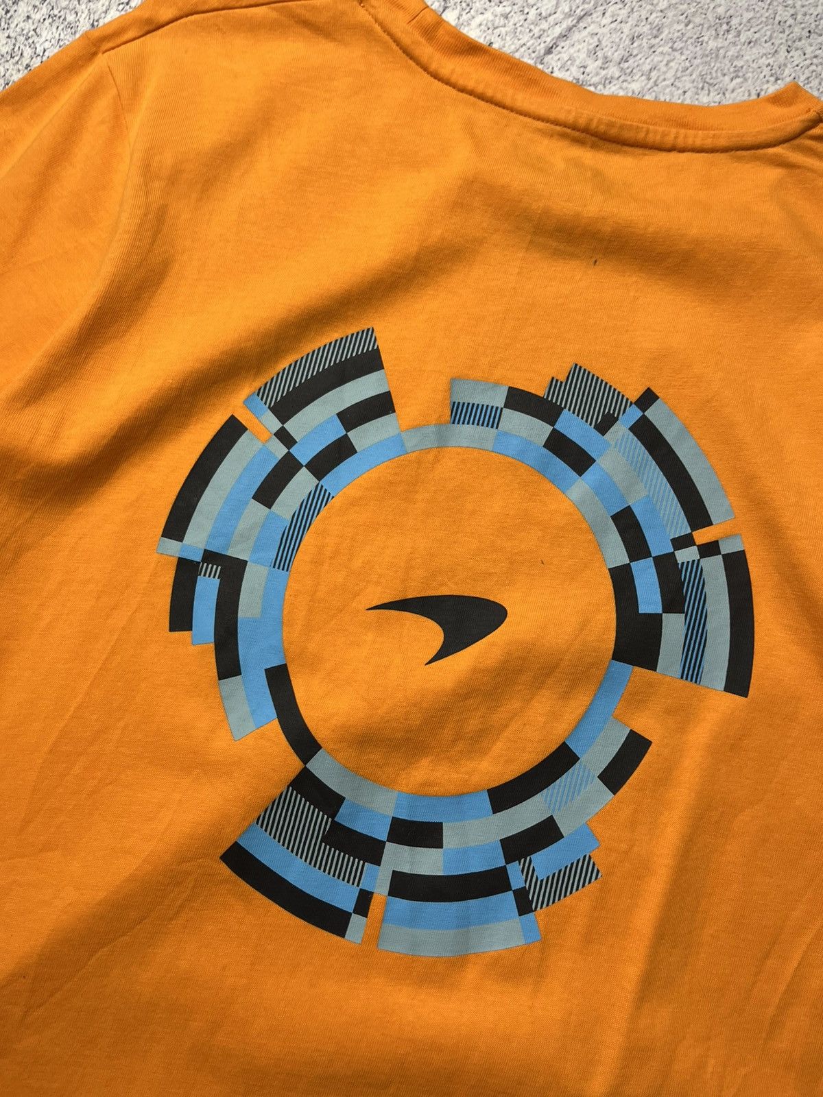 Vintage Mclaren big logo Orange t-shirt tee 90s racing moto rare Size US M / EU 48-50 / 2 - 18 Thumbnail