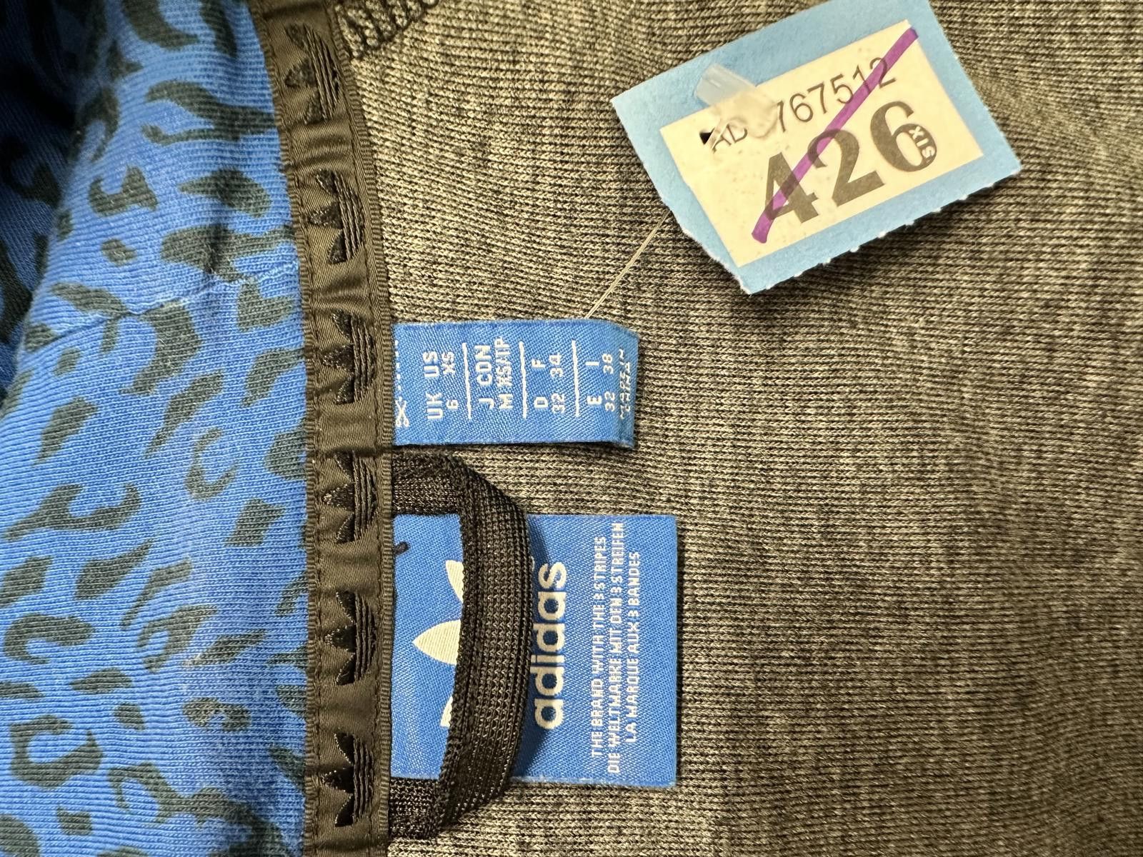 Adidas Adidas Black and Blue Hooded Zip-Up Jacket Size ONE SIZE - 4 Thumbnail