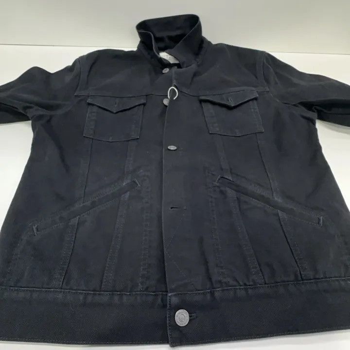 Givenchy Givenchy Givenchy Black Denim Jacket with Letter Print -25 Size US XL / EU 56 / 4 - 8 Thumbnail