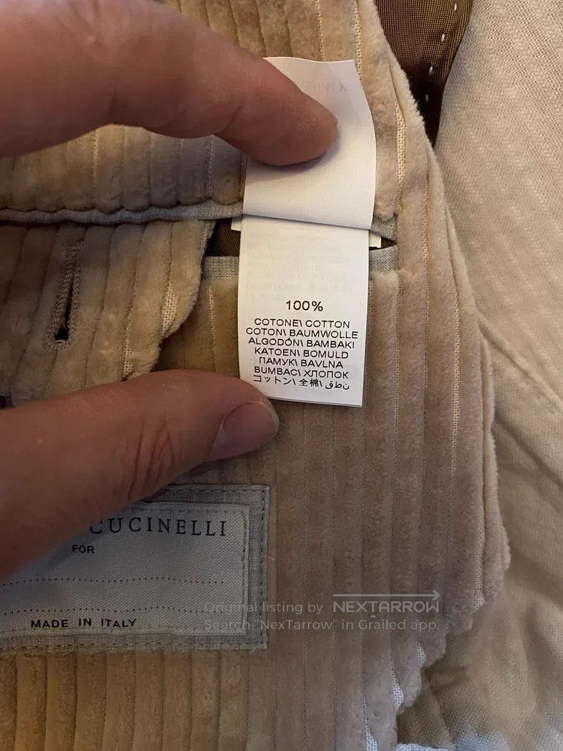 Brunello Cucinelli brunello cucinelli Corduroy suit set Size 48L - 8 Thumbnail