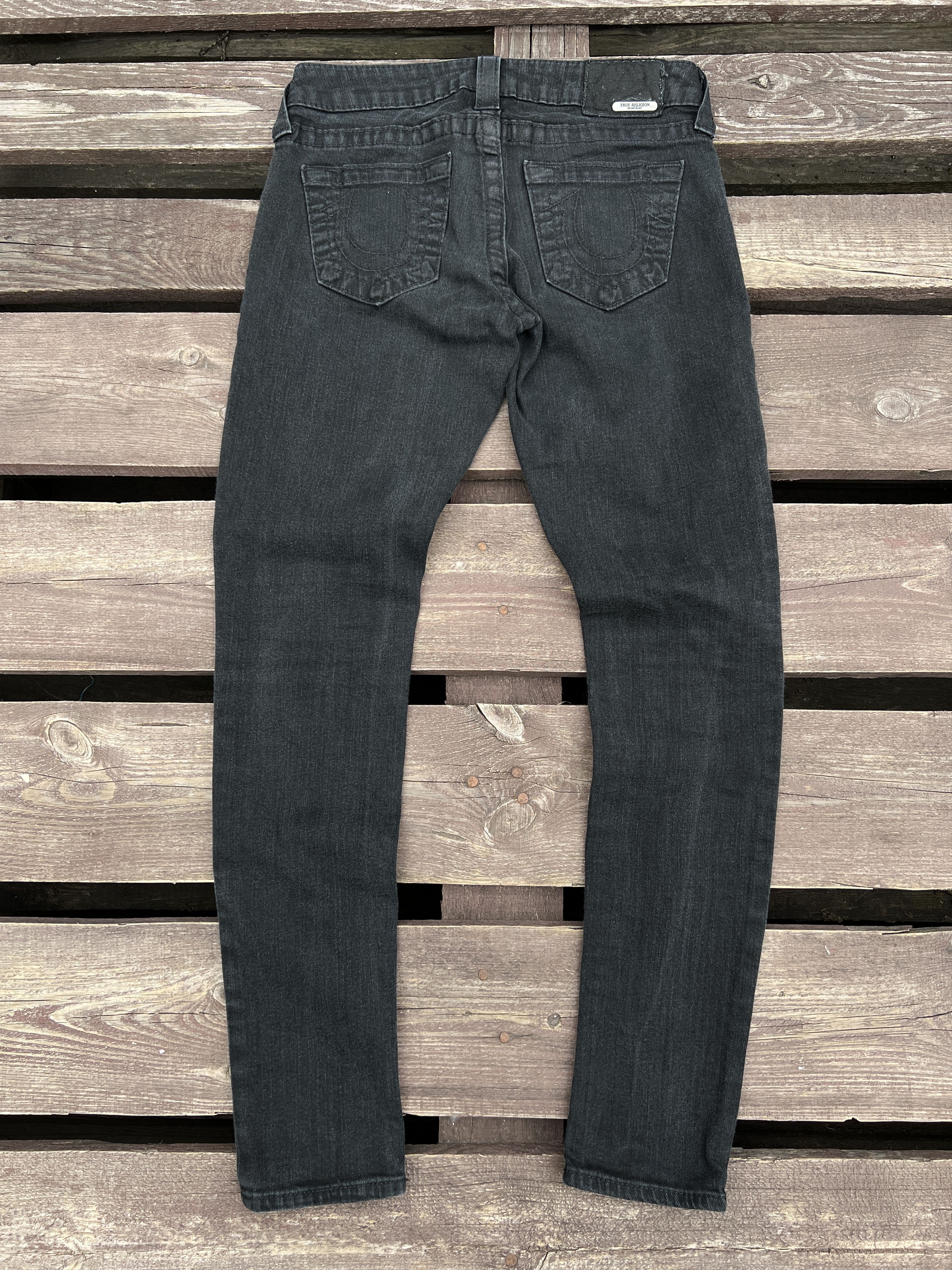True Religion True Religion Y2K Vintage Casey Black Jeans Size 27" / US 4 / IT 40 - 1 Thumbnail