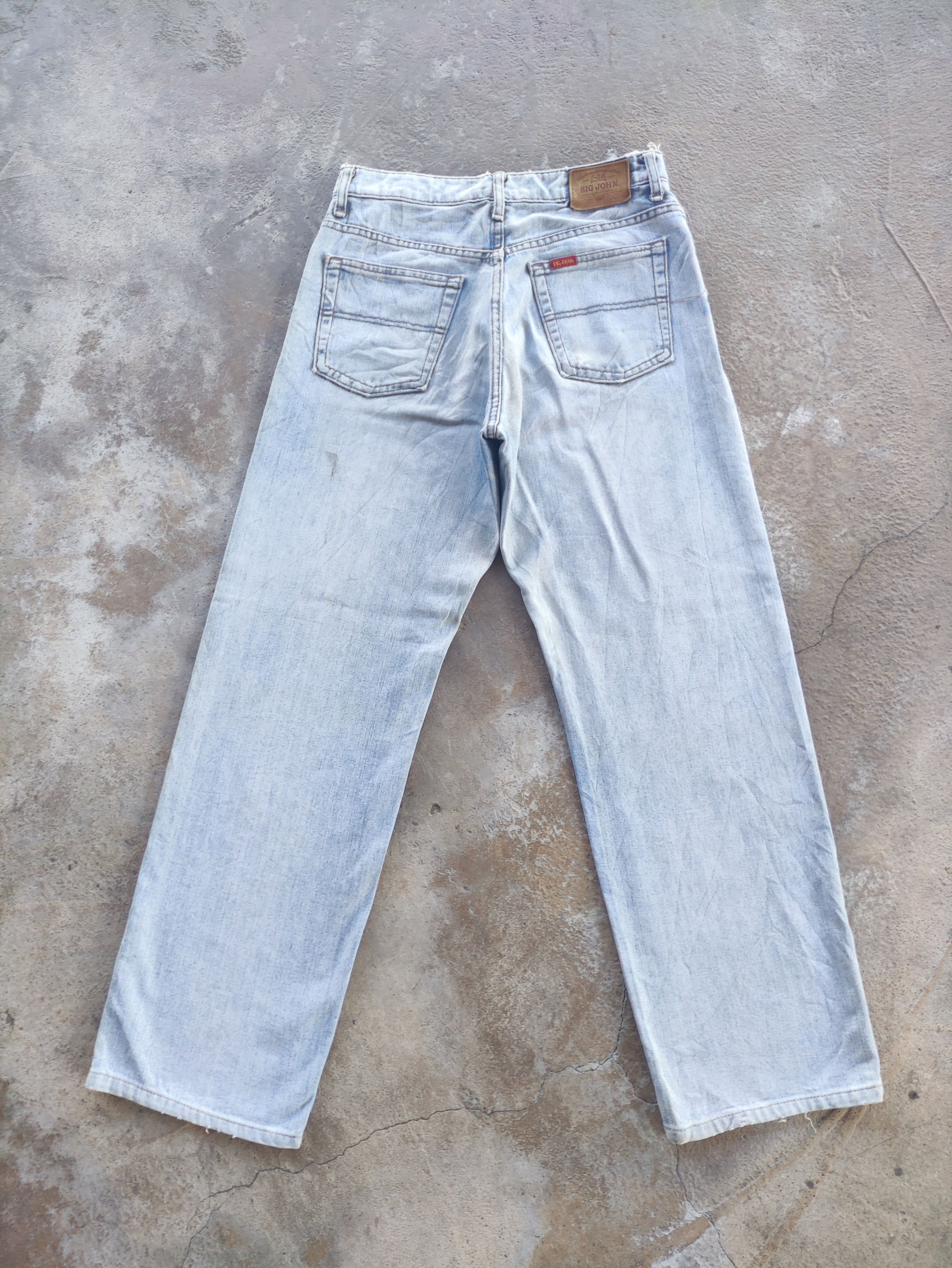 Big John Vintage Big John Brand Faded Distressed Denim Pants Size US 30 / EU 46 - 8 Thumbnail