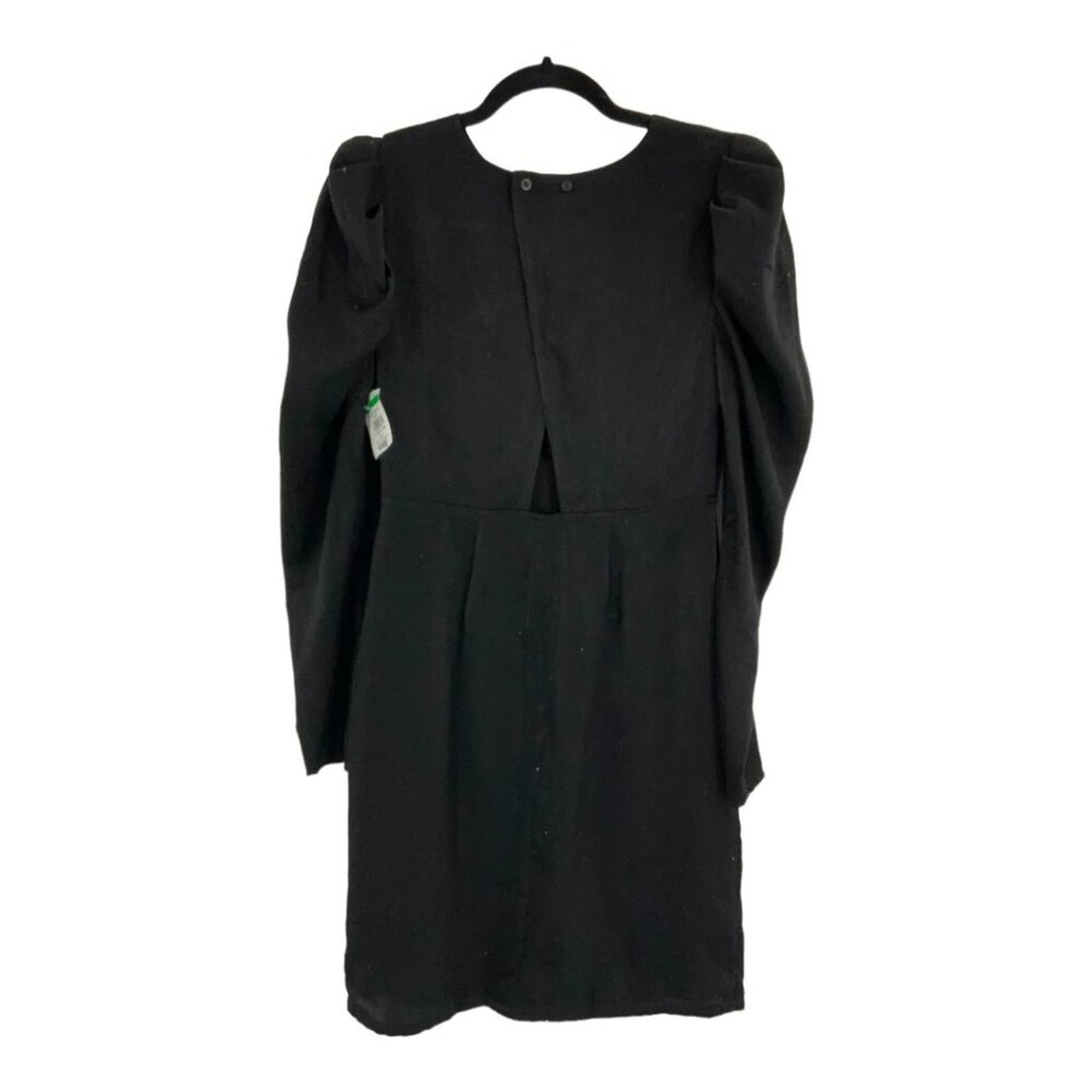Other Chelsea28 Long Sleeve Satin Minidress Black Small NWOT $79 Size S / US 4 / IT 40 - 8 Thumbnail