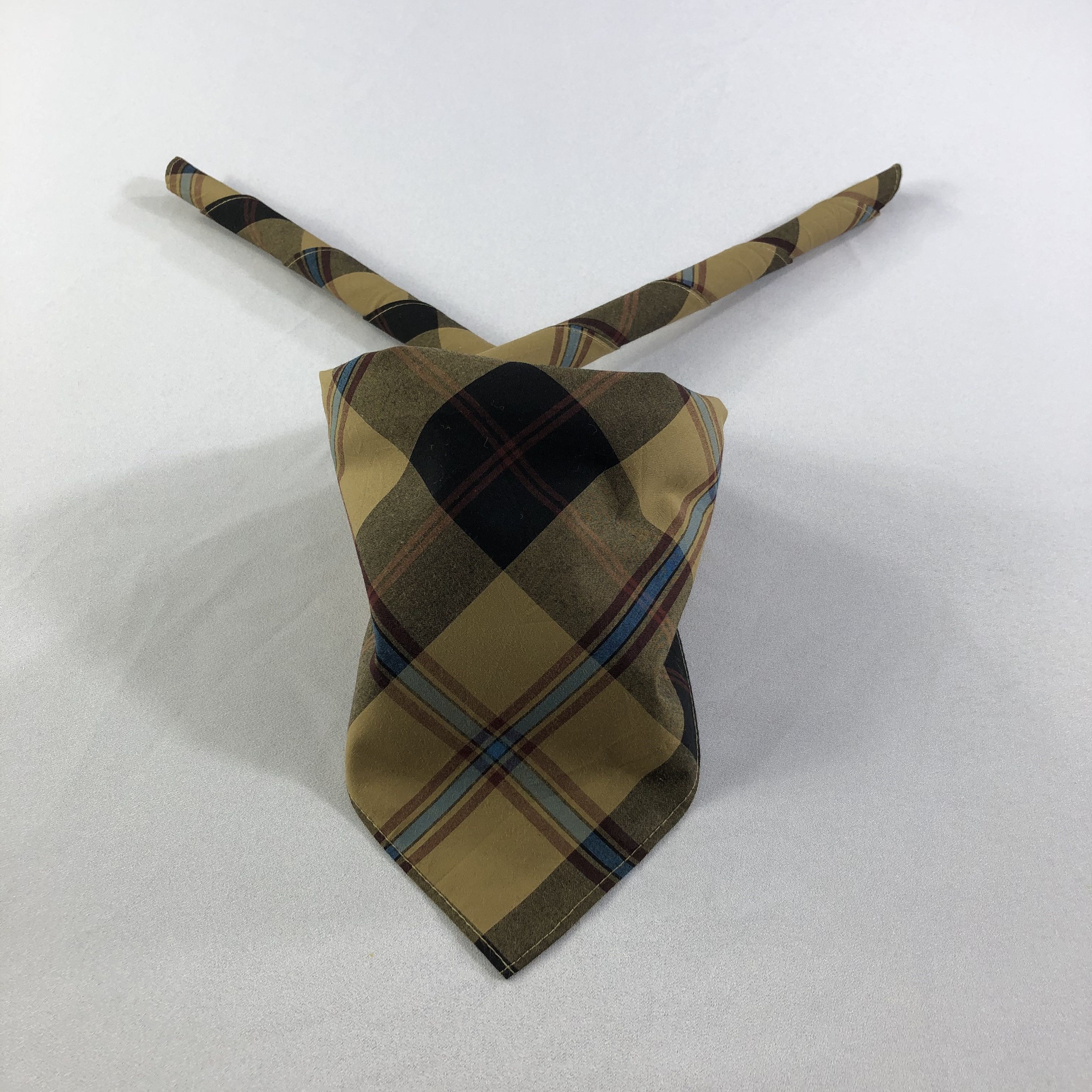 Vintage Delfonics Checkered Handkerchief Neckerchief Bandana H1945 Size ONE SIZE - 1 Thumbnail