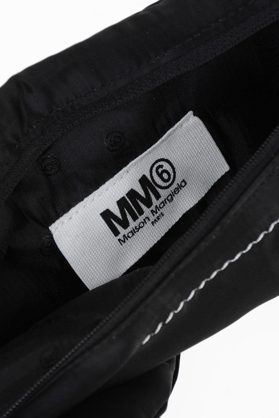Maison Margiela og1mm1224 Size: OS / Canvas Crossbody Waist Bag in Black Size ONE SIZE - 4 Thumbnail