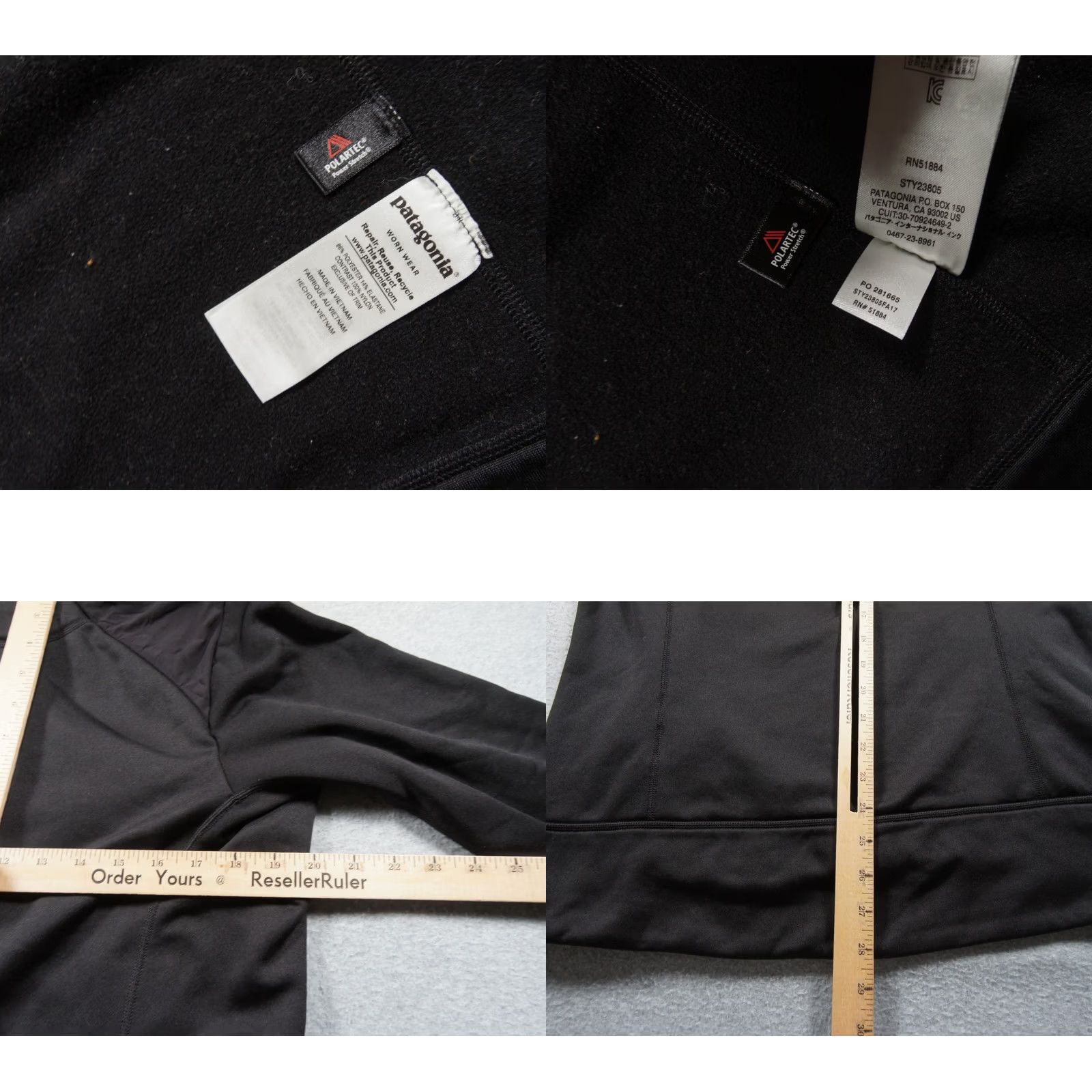 Patagonia Patagonia Jacket Women Large Black Full Zip Crosstrek Hybrid Hoody Outdoors Size L / US 10 / IT 46 - 8 Thumbnail