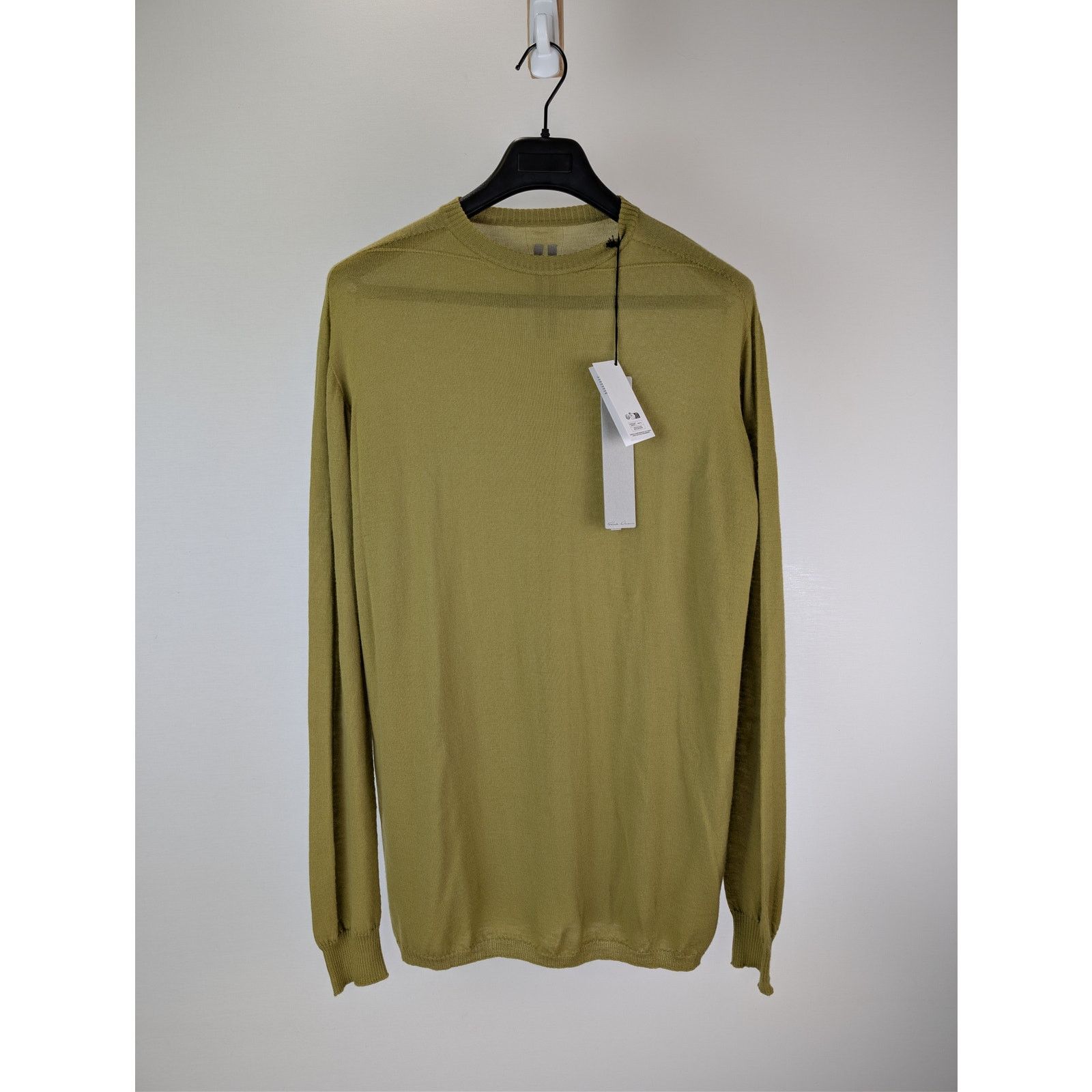 Rick Owens o1rshd1 Oversized Level Sweater in Acid Size US M / EU 48-50 / 2 - 2 Thumbnail