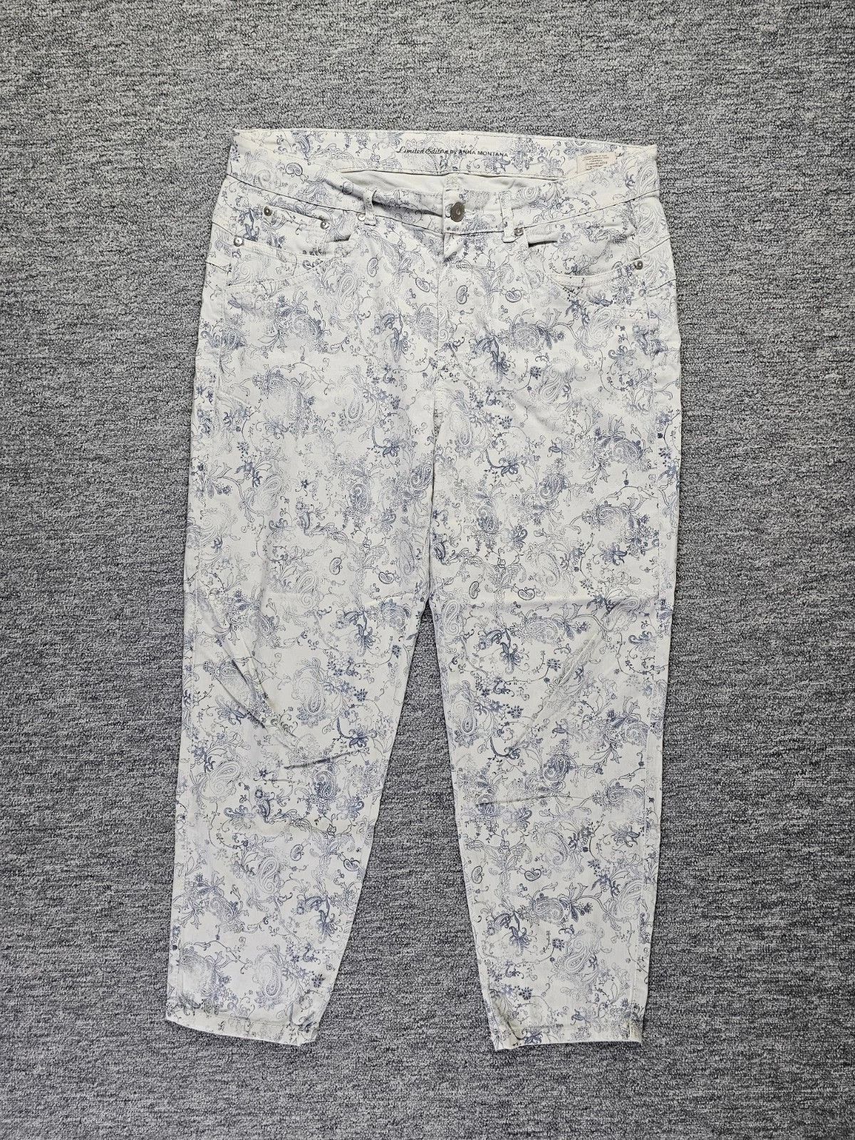 Other Anna Montana Limited Edition Angel Fit Paisley Jeans W14 Size 36" / US 14 / IT 50 - 1 Thumbnail
