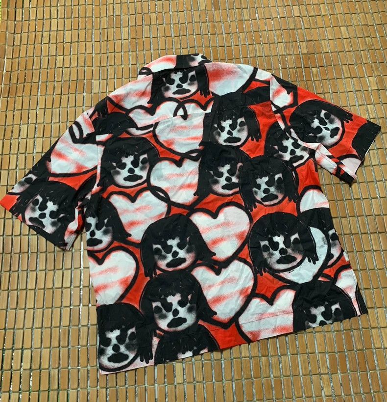 Givenchy Givenchy Size40 SS22 Graffiti Printed Short-Sleeve Shirt Size US M / EU 48-50 / 2 - 3 Thumbnail