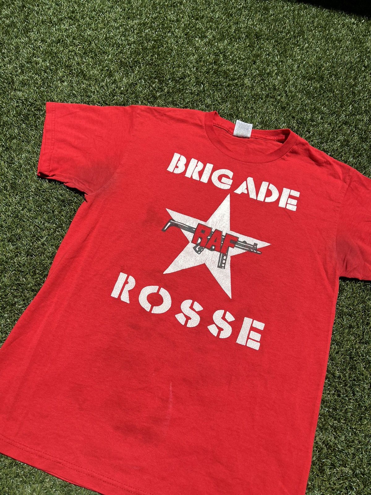 Vintage VTG L90’s Red Brigades RAF Red Tee Size US M / EU 48-50 / 2 - 3 Thumbnail
