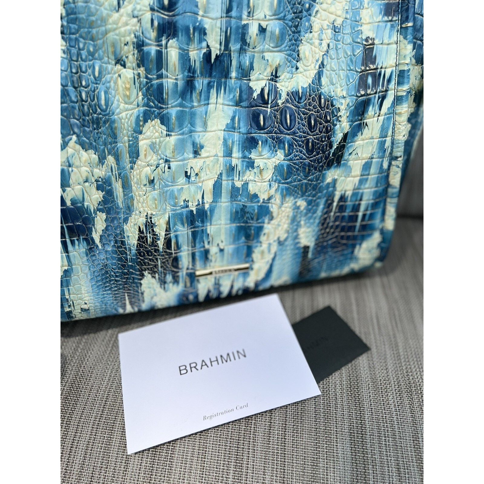 BRAHMIN BRAHMIN BAILEE Deep Water Melbourne Genuine Leather B000513 Size ONE SIZE - 9 Thumbnail