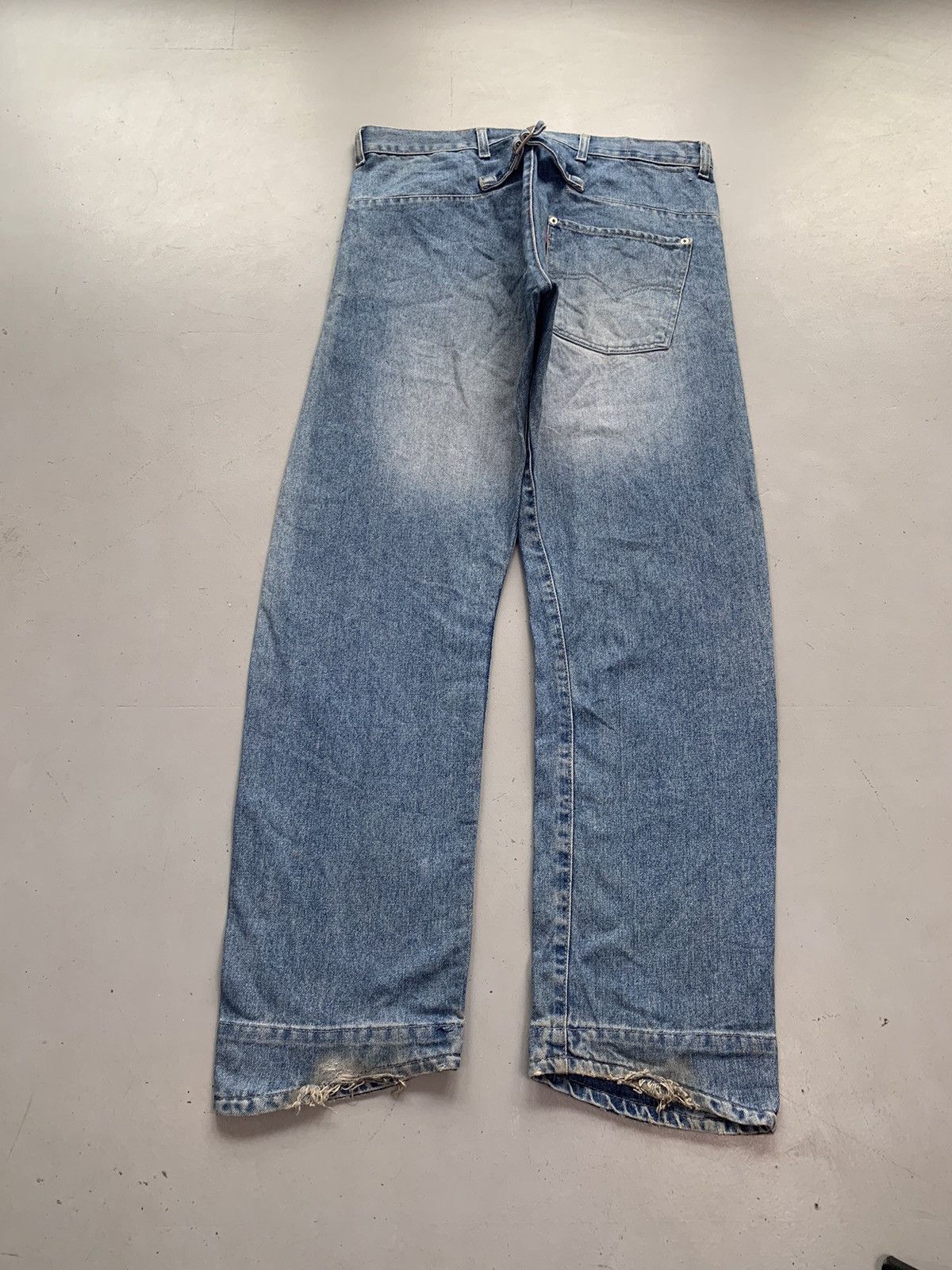 Levi's Vintage Levi’s buckle belt denim Size US 36 / EU 52 - 1 Thumbnail