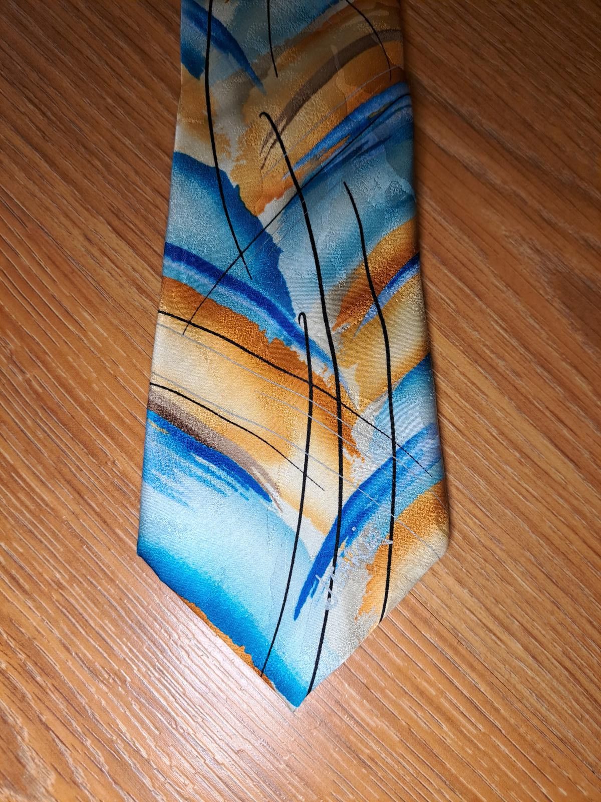 Other Jerry Garcia 100% Silk Tie Multicolor Abstract Art Long Size ONE SIZE - 1 Thumbnail