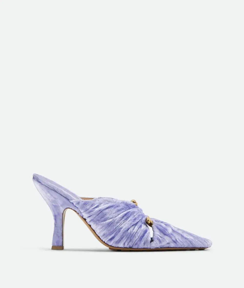 Bottega Veneta o1n1vont1225 Bunnie Mules in Purple Size US 8.5 / IT 38.5 - 1 Thumbnail