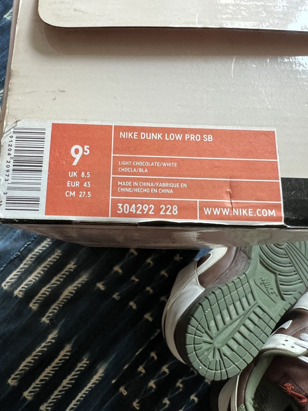 Nike Nike Dunk Low Pro SB 2005 Oompa Loompa Size US 9.5 / EU 42-43 - 14 Thumbnail