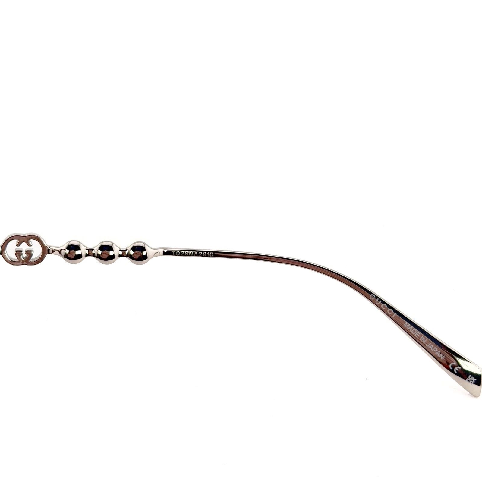 Gucci GUCCI GG1969O 1969 Silver Burgundy Pearl Metal 004 Size ONE SIZE - 7 Thumbnail