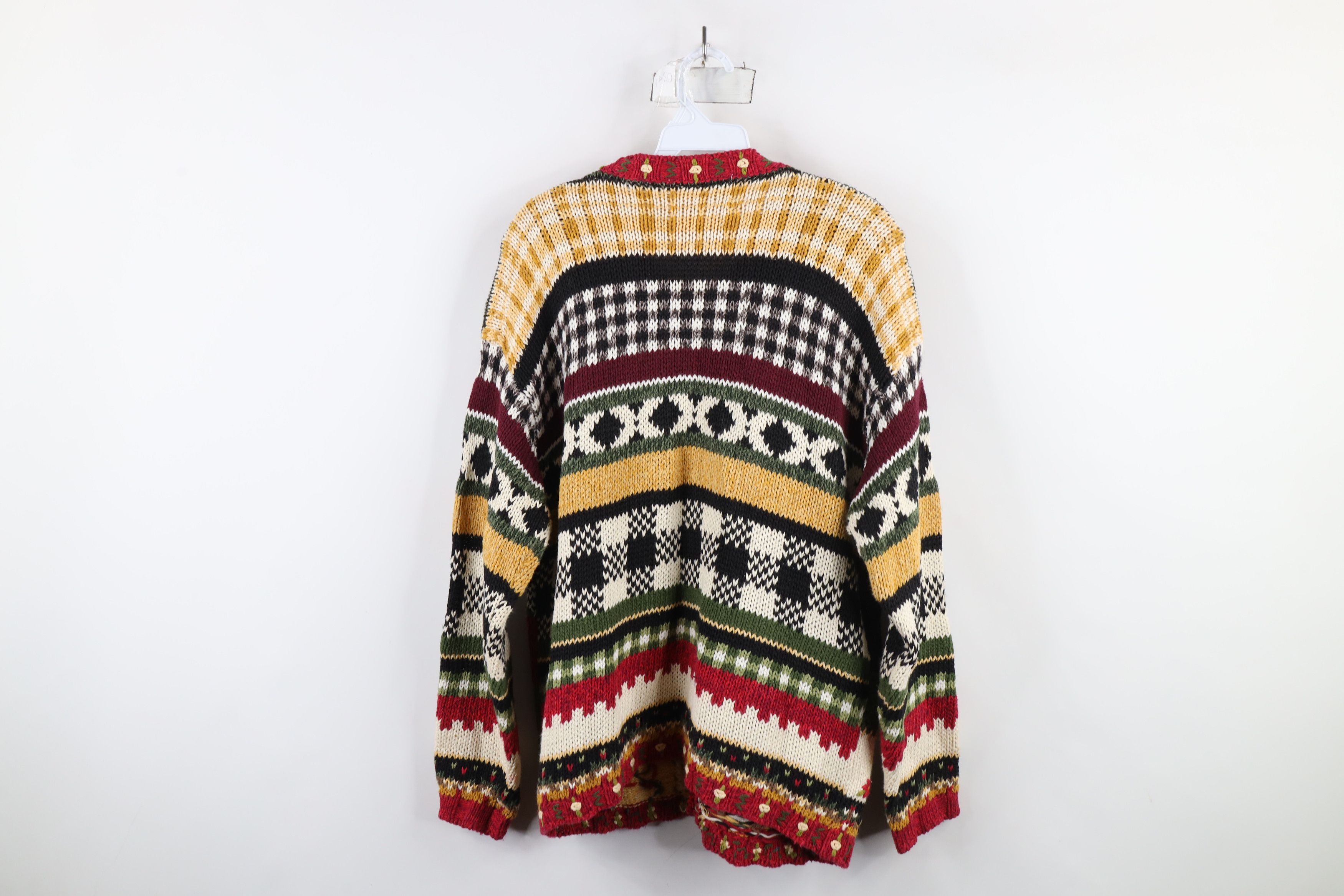 Vintage Vintage Y2K 2000 Country Flower Chicken Cardigan Sweater Size M / US 6-8 / IT 42-44 - 12 Thumbnail