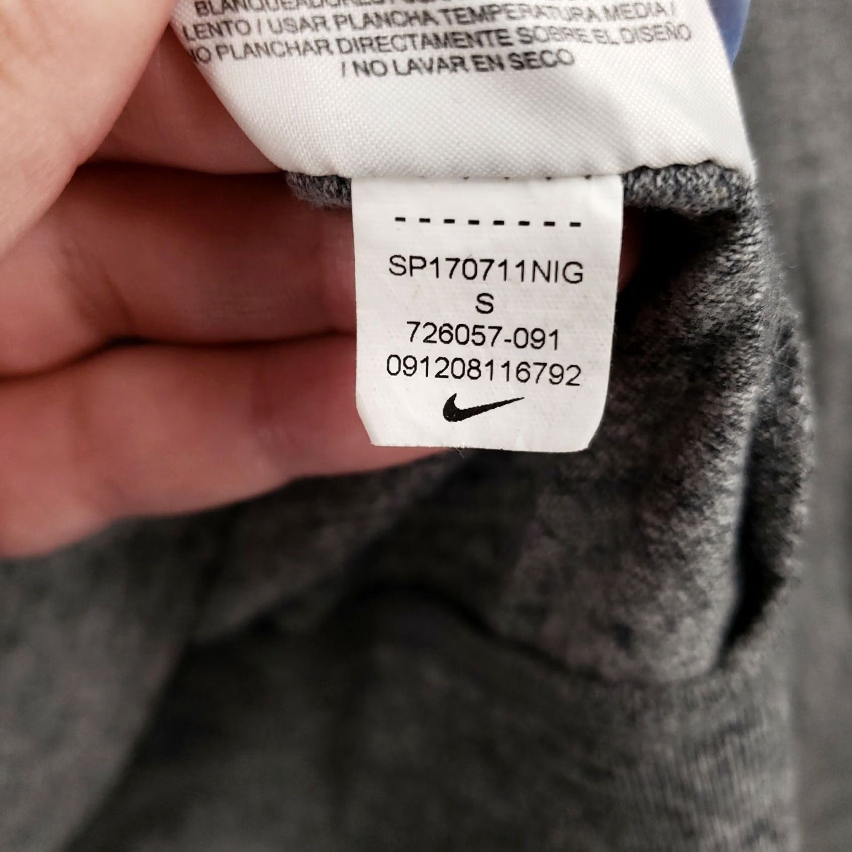 Nike Nike Hoodie Womens S Small Gray Basic Full Zip Just Do It Long Sleeves Heather Size S / US 4 / IT 40 - 4 Thumbnail