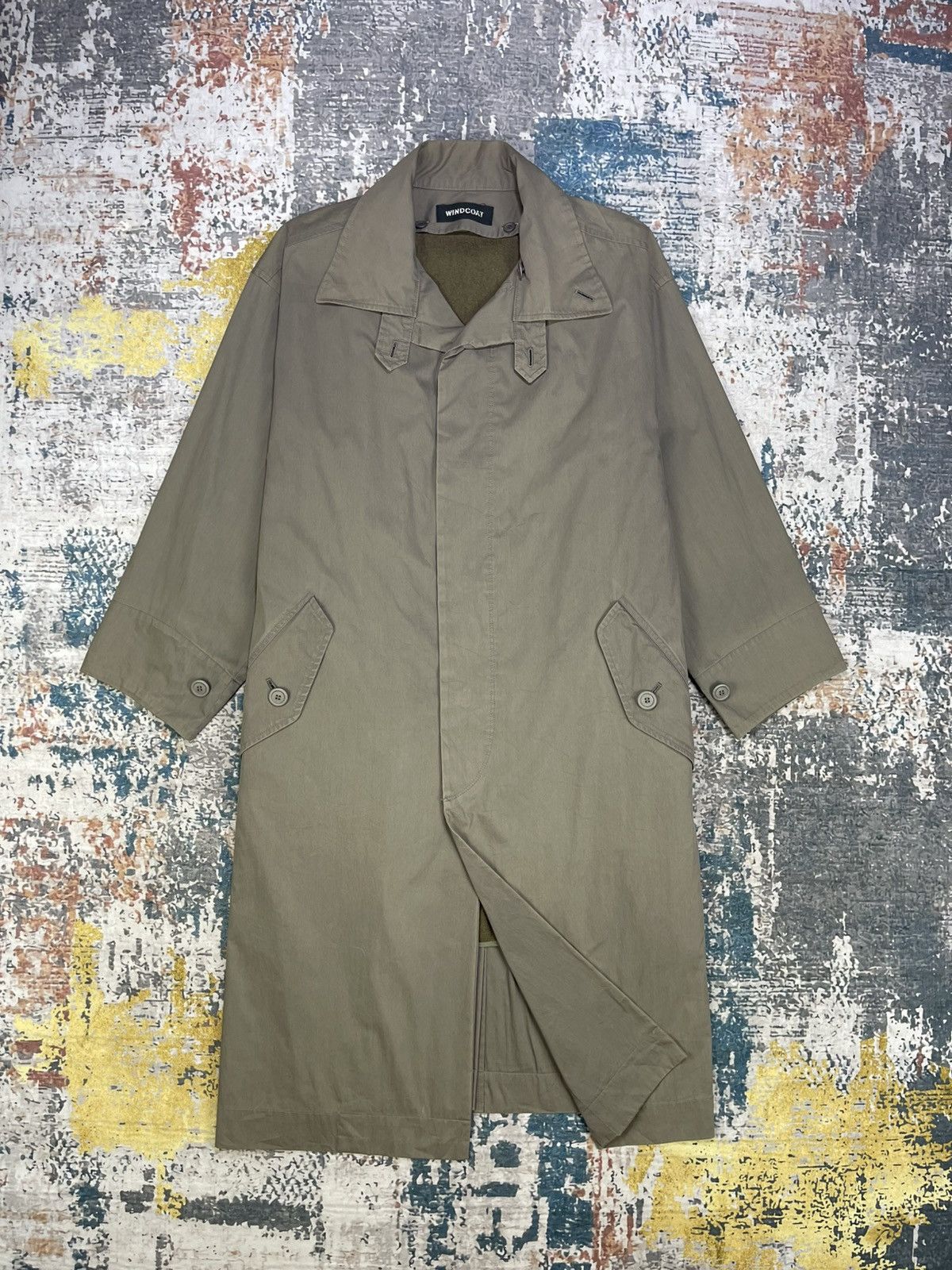 SS 2002 Issey Miyake Windcoat Trench Jacket