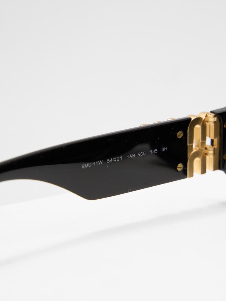 Miu Miu MIU MIU MU 11WS 1AB5S0 Glimpse Sunglasses BLACK Size ONE SIZE - 6 Thumbnail