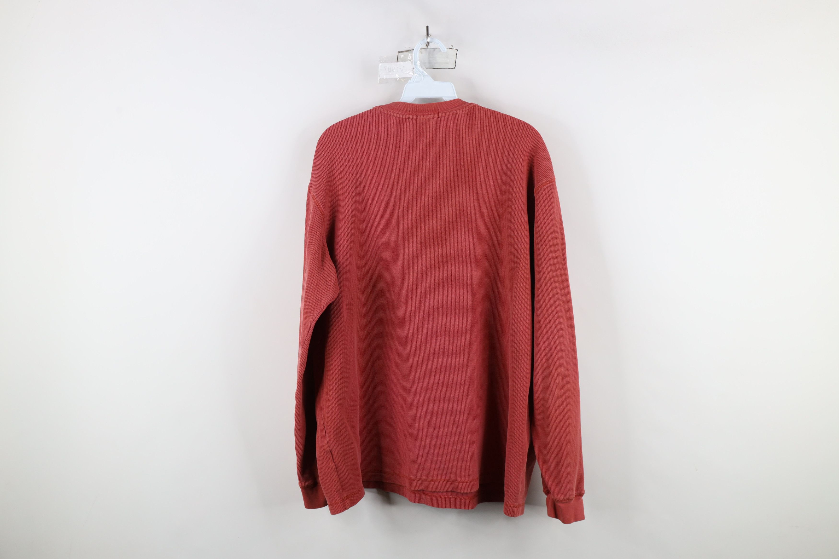 Lands' End × Vintage Vintage 90s Lands End Thermal Waffle Knit Henley T-Shirt Size US XL / EU 56 / 4 - 11 Thumbnail