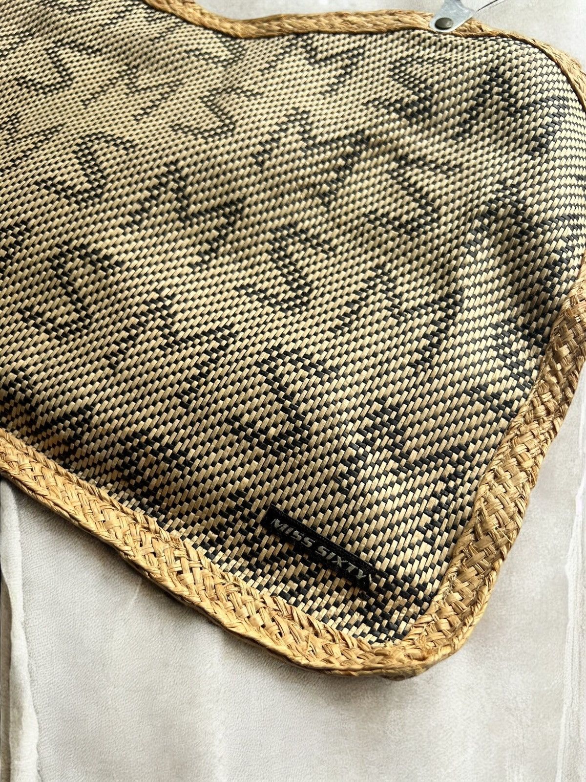 Japanese Brand × Miss Sixty × Vintage MISS SIXTY NATURAL KNITTED Bag BAMBOO designer y2k avant Size ONE SIZE - 2 Thumbnail