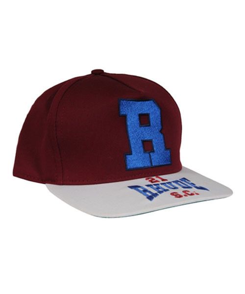 Rhude Embroidered 21 R S.C. Baseball Cap Red Burgundy - 02378 Size ONE SIZE - 1 Thumbnail
