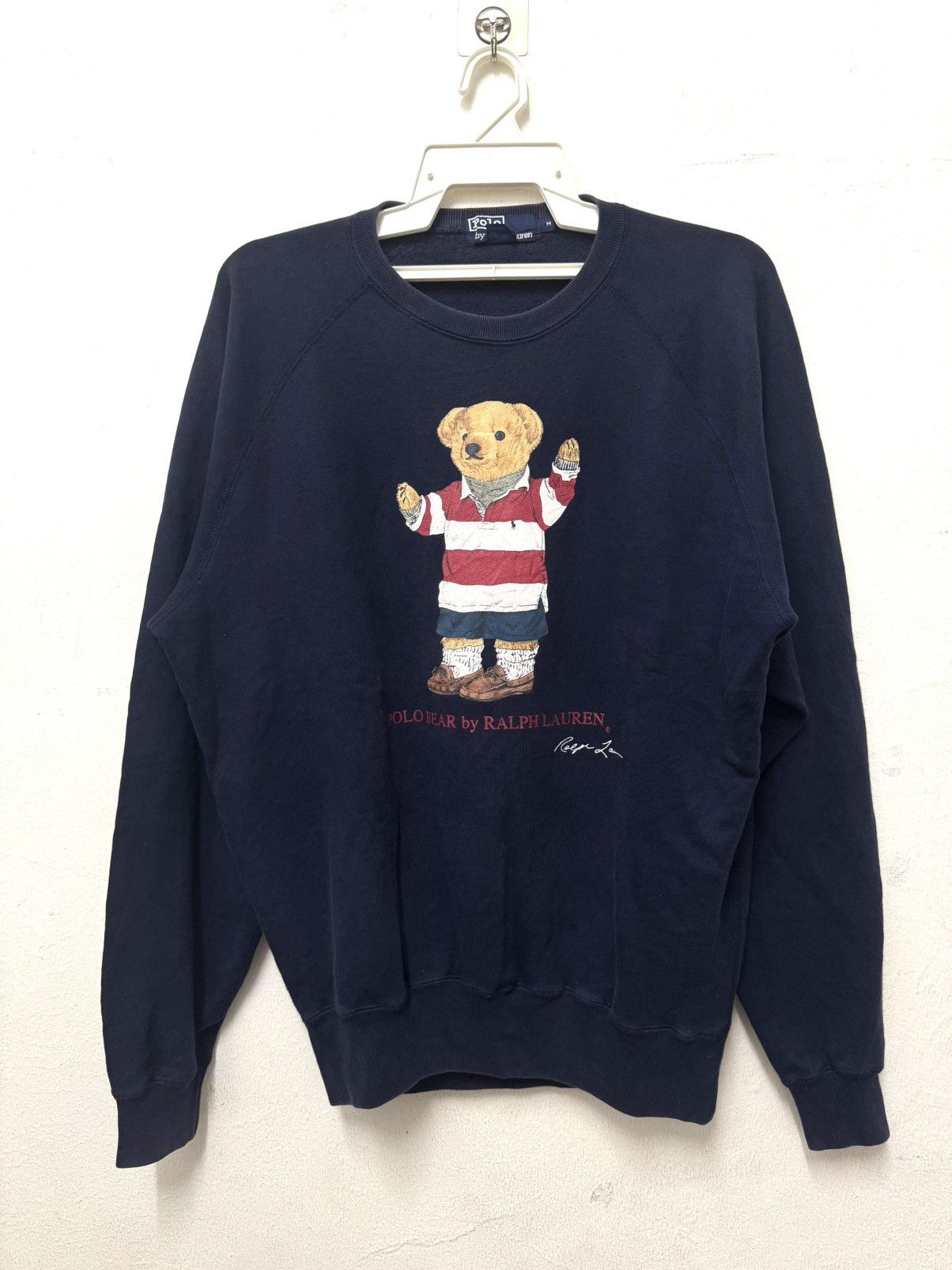 Polo Ralph Lauren Vintage Polo Ralph Lauren Bear 90’s Sweatshirt Size US M / EU 48-50 / 2 - 1 Thumbnail