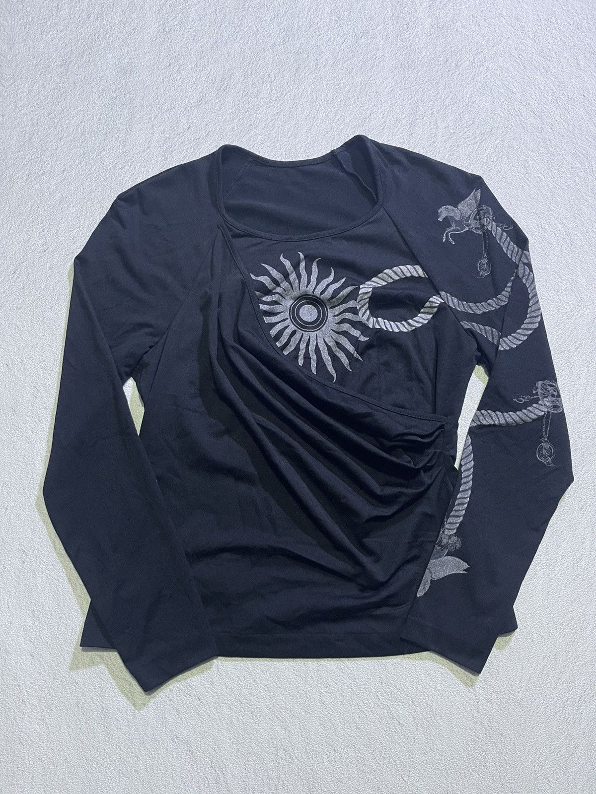 Hysteric Glamour Y2K LONG SLEEVE TSHIRT MOTIF IFSIX WASNINE STYLE Size US M / EU 48-50 / 2 - 1 Thumbnail