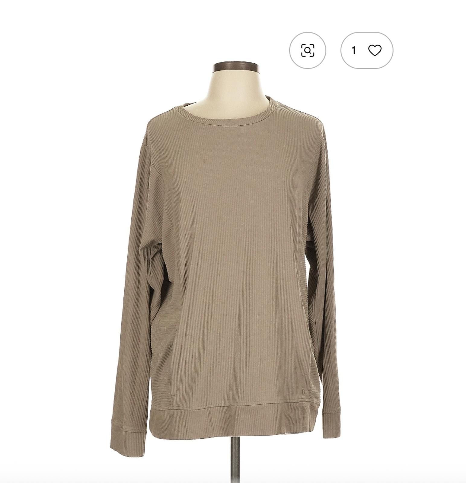 Other Tommy John Size L Long Sleeve T-Shirt Tan Size L / US 10 / IT 46 - 1 Thumbnail