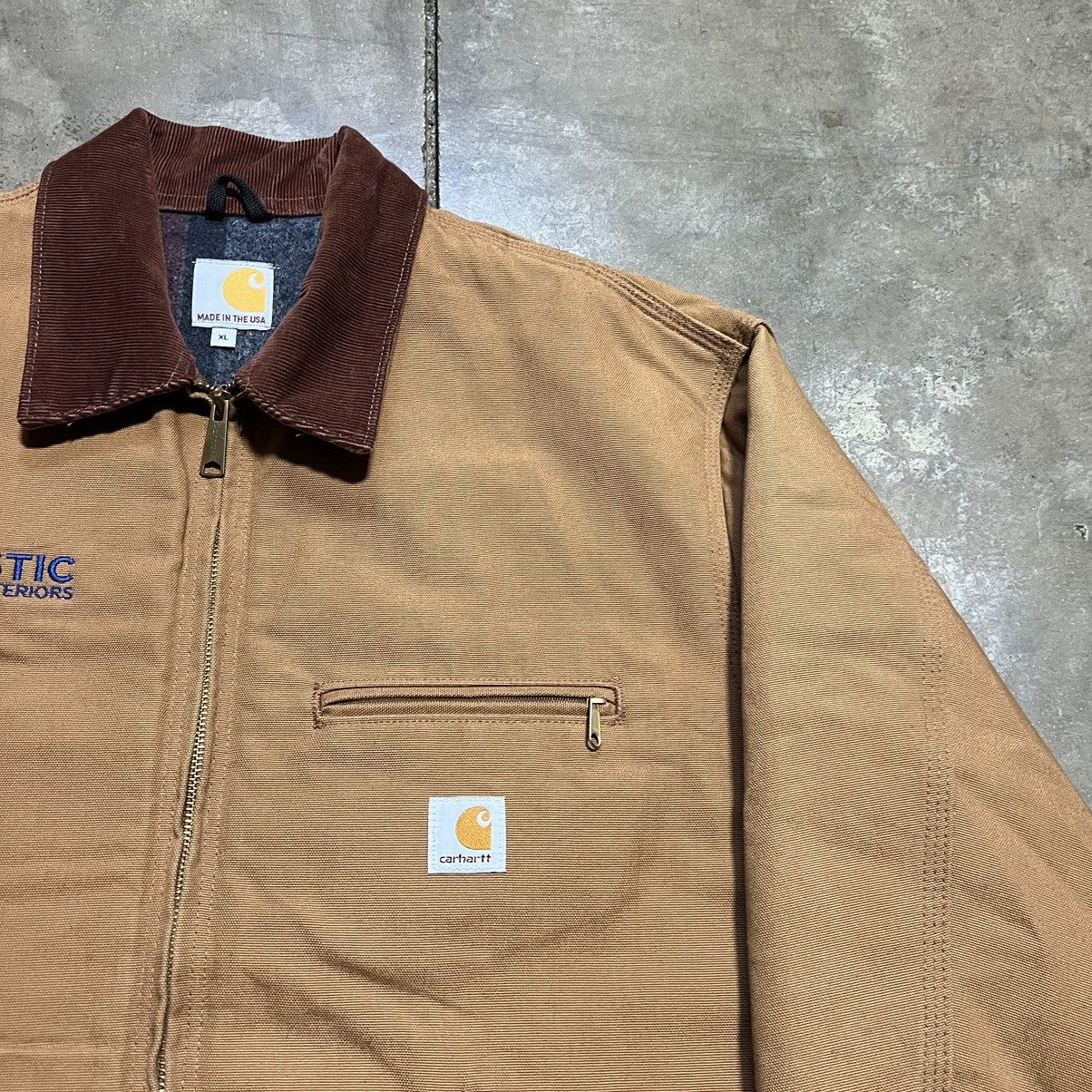Carhartt Vintage Carhartt Detroit Jacket J001 BRN Interstellar USA Size US XL / EU 56 / 4 - 4 Thumbnail