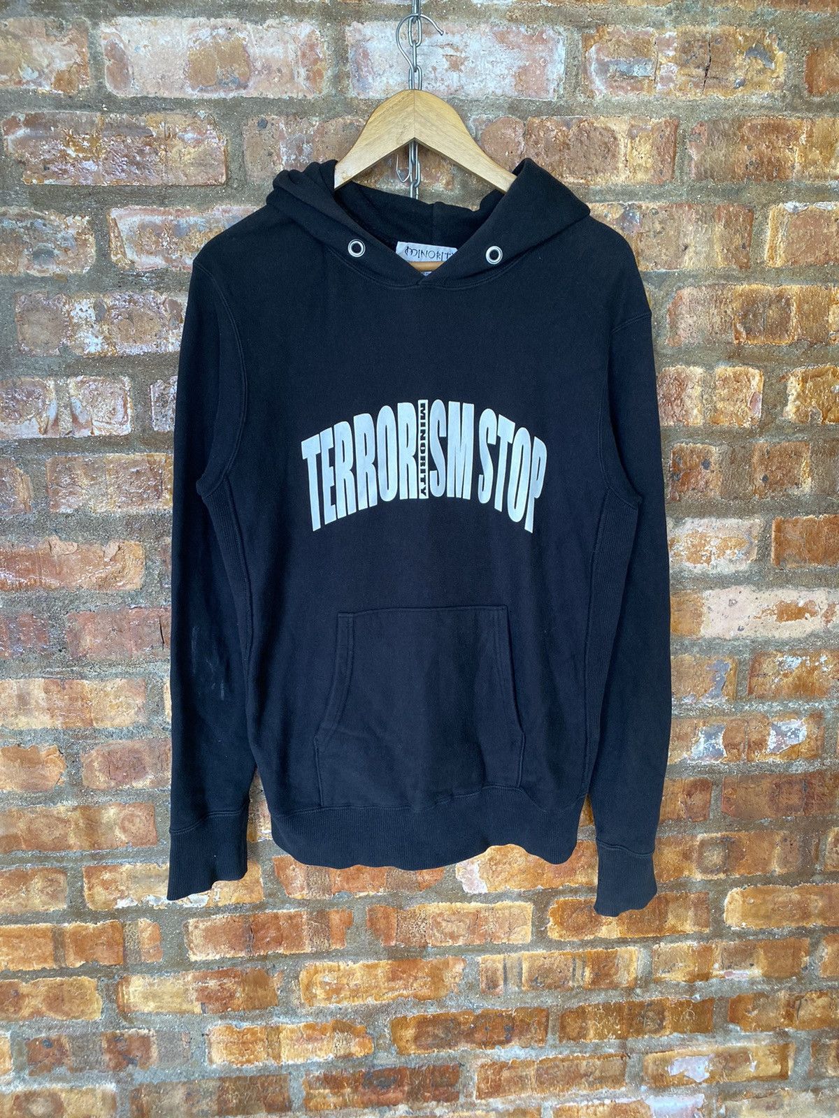 General Research 1990s Minority Japan TERROISM STOP War hoodie Size US L / EU 52-54 / 3 - 2 Thumbnail
