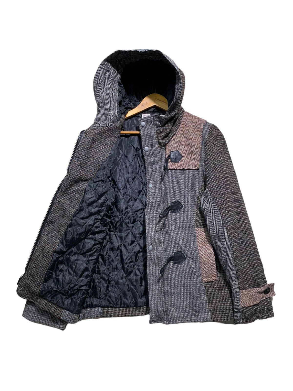 Harris Tweed 🔥HARRIS TWEED WOOL SPLIT HOODIE JACKETS Size US M / EU 48-50 / 2 - 8 Thumbnail
